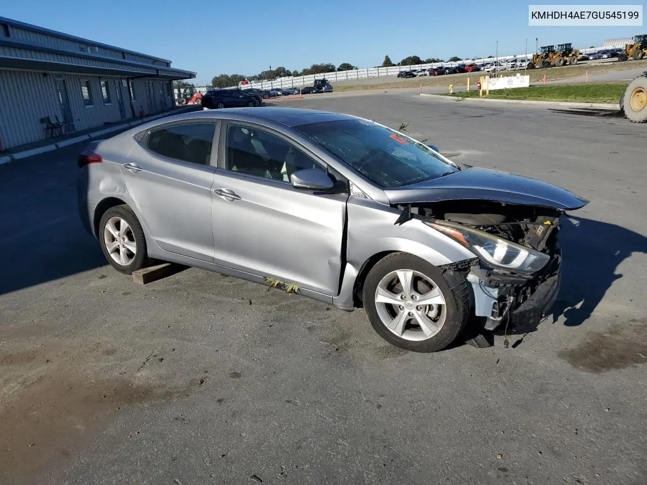 KMHDH4AE7GU545199 2016 Hyundai Elantra Se