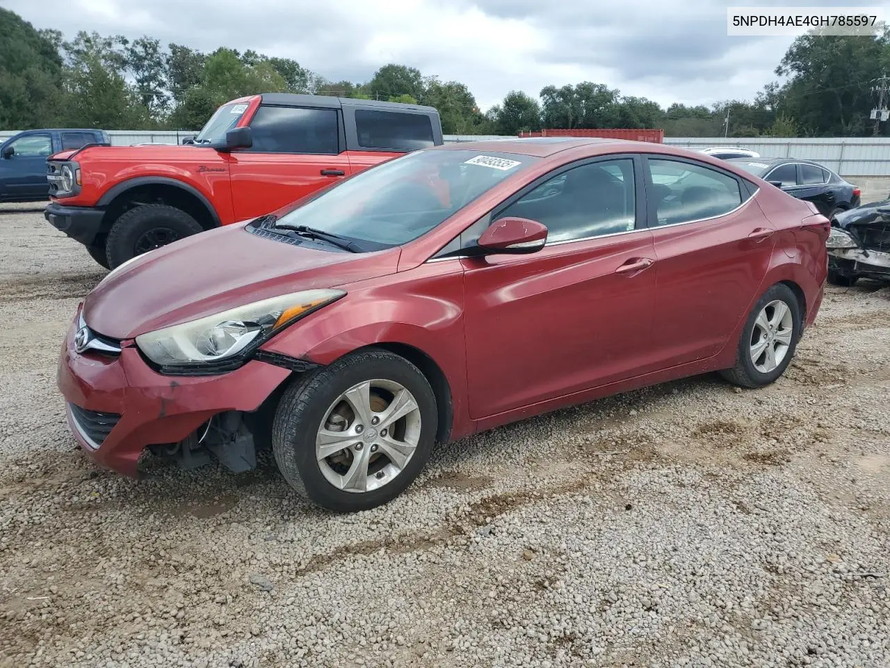 5NPDH4AE4GH785597 2016 Hyundai Elantra Se