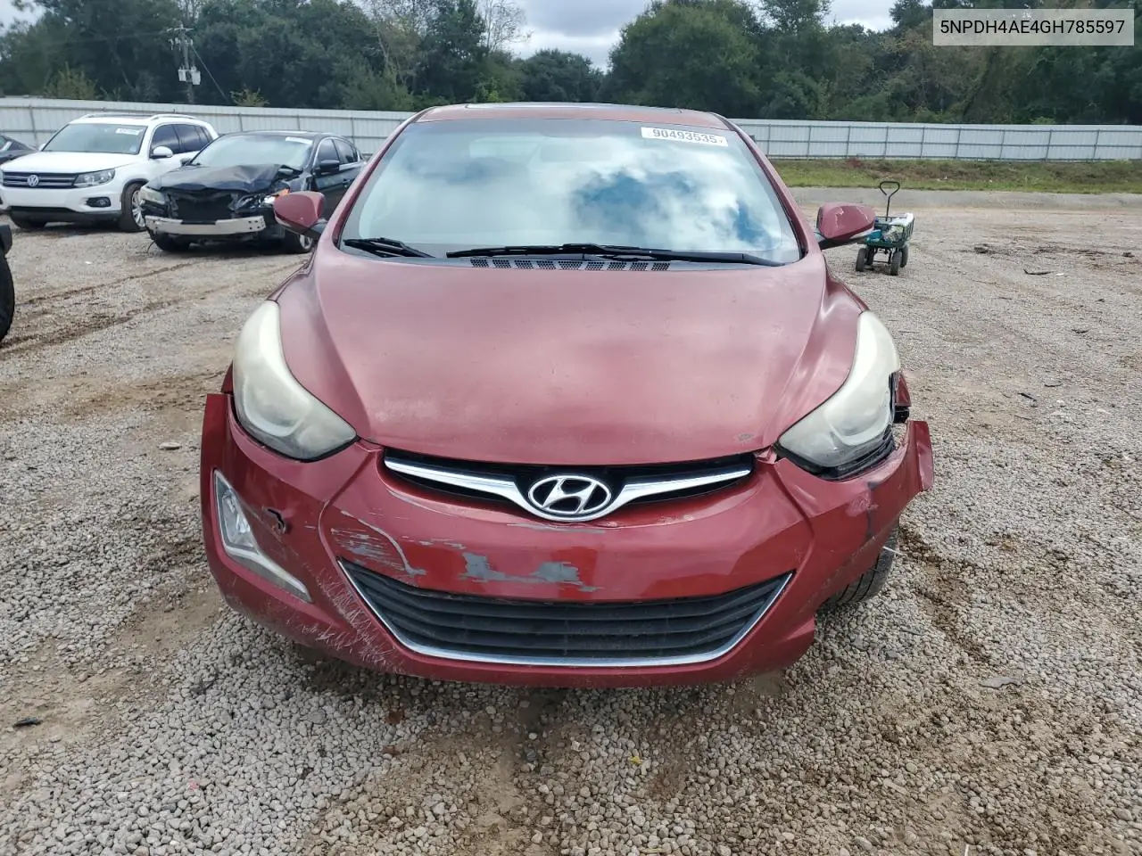 5NPDH4AE4GH785597 2016 Hyundai Elantra Se