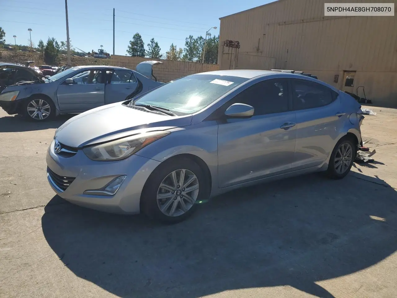 5NPDH4AE8GH708070 2016 Hyundai Elantra Se