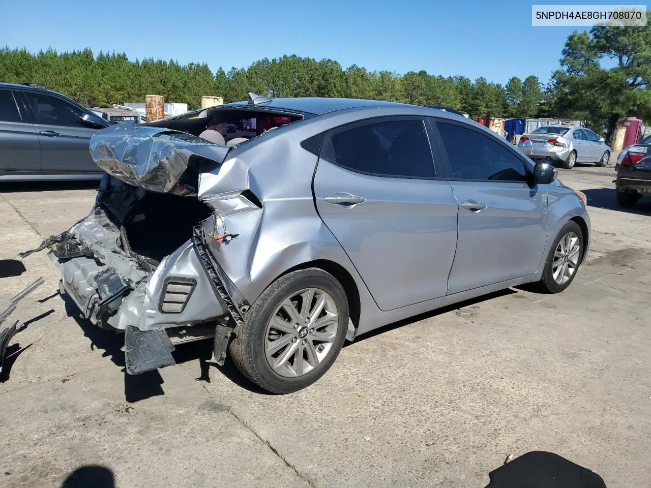 5NPDH4AE8GH708070 2016 Hyundai Elantra Se