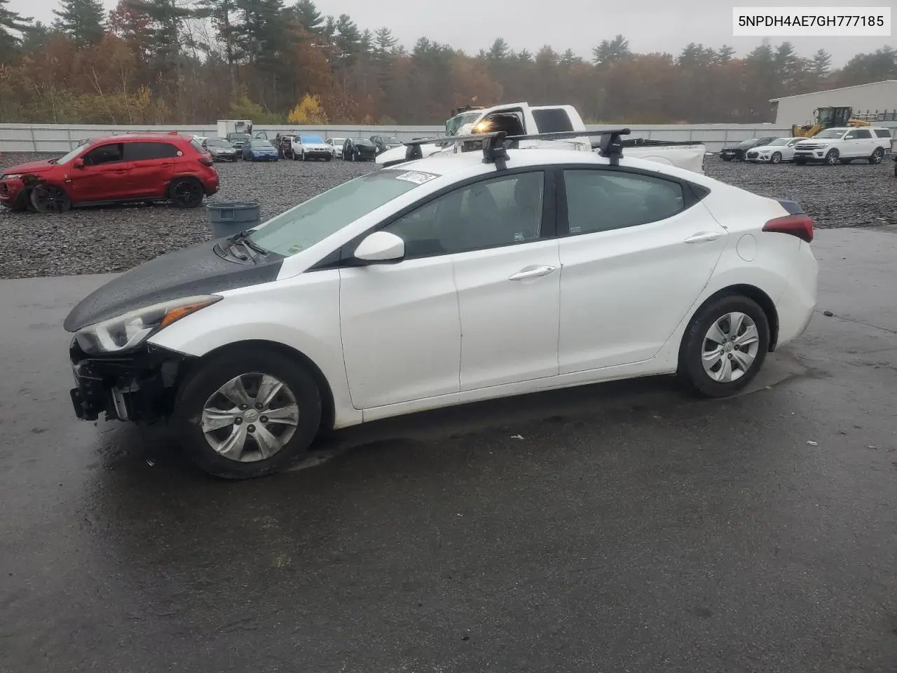 5NPDH4AE7GH777185 2016 Hyundai Elantra Se