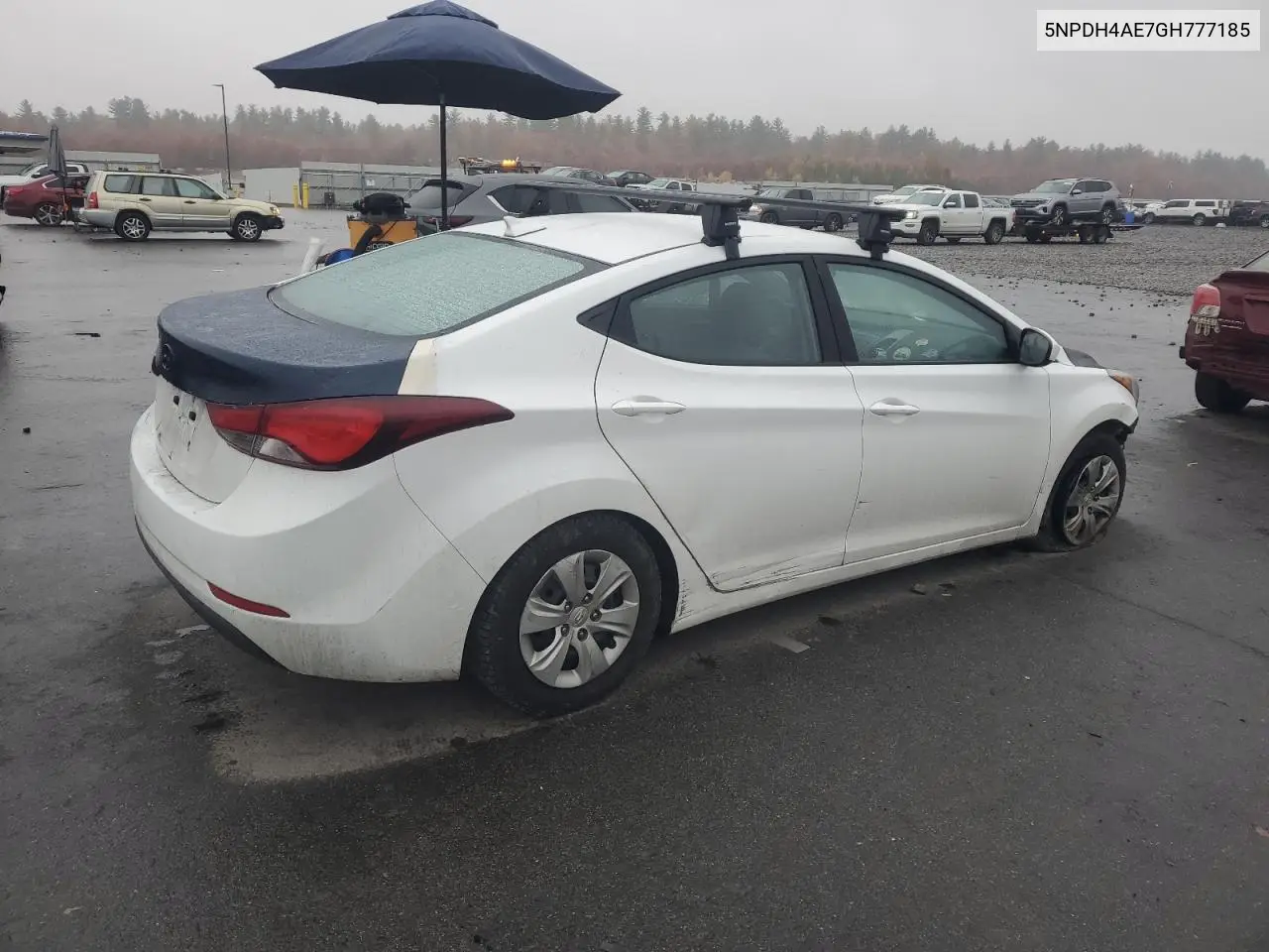 5NPDH4AE7GH777185 2016 Hyundai Elantra Se