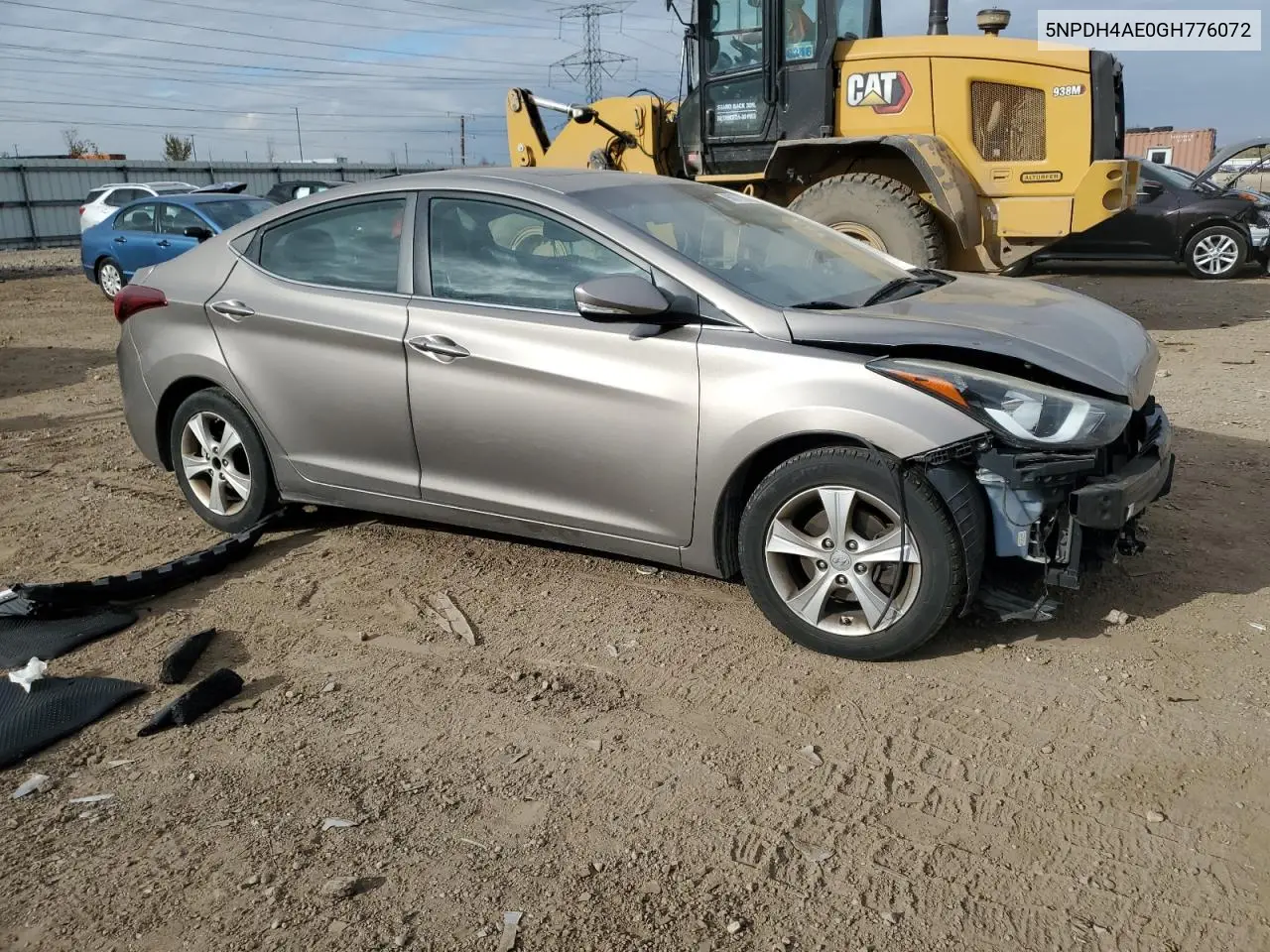 5NPDH4AE0GH776072 2016 Hyundai Elantra Se
