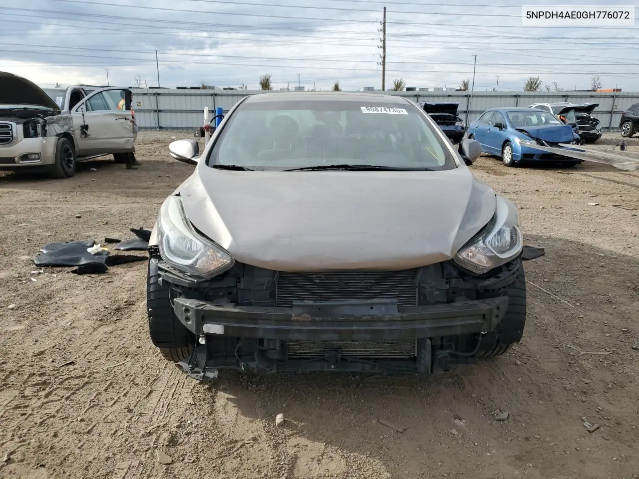 5NPDH4AE0GH776072 2016 Hyundai Elantra Se