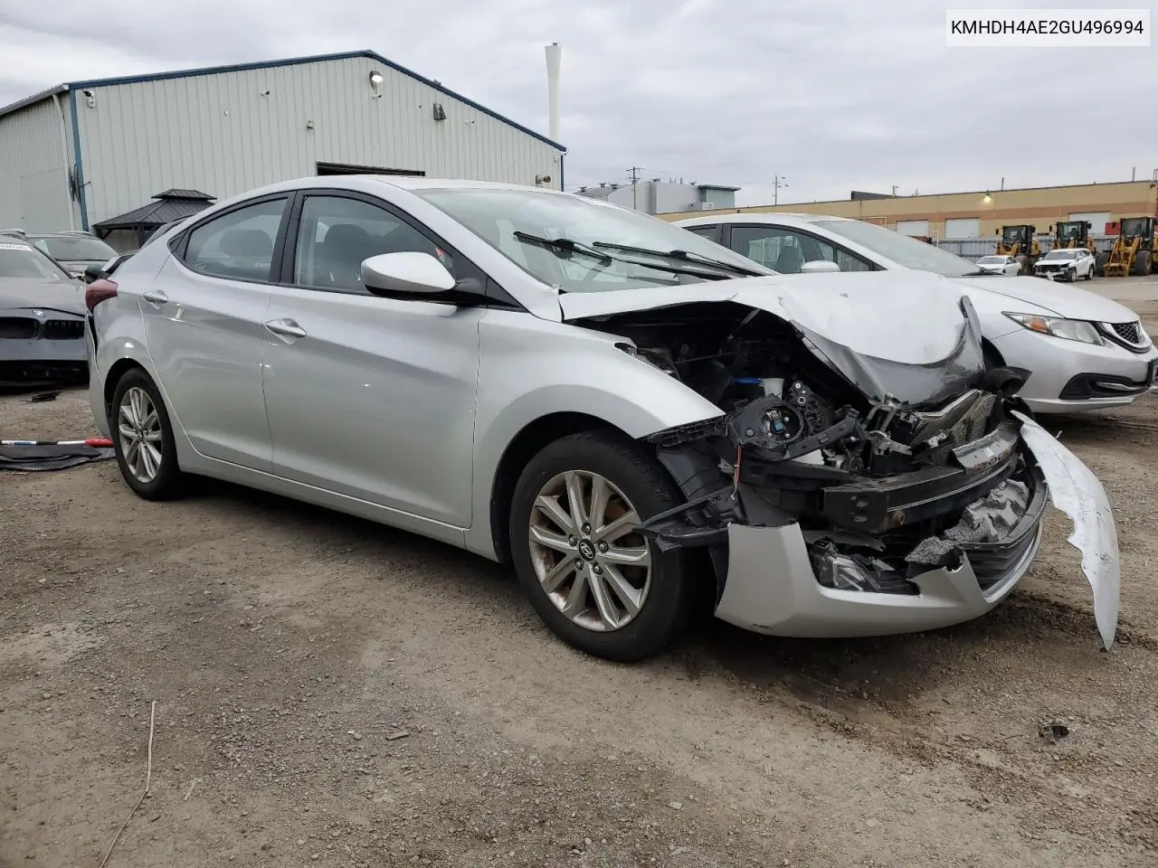 KMHDH4AE2GU496994 2016 Hyundai Elantra Se