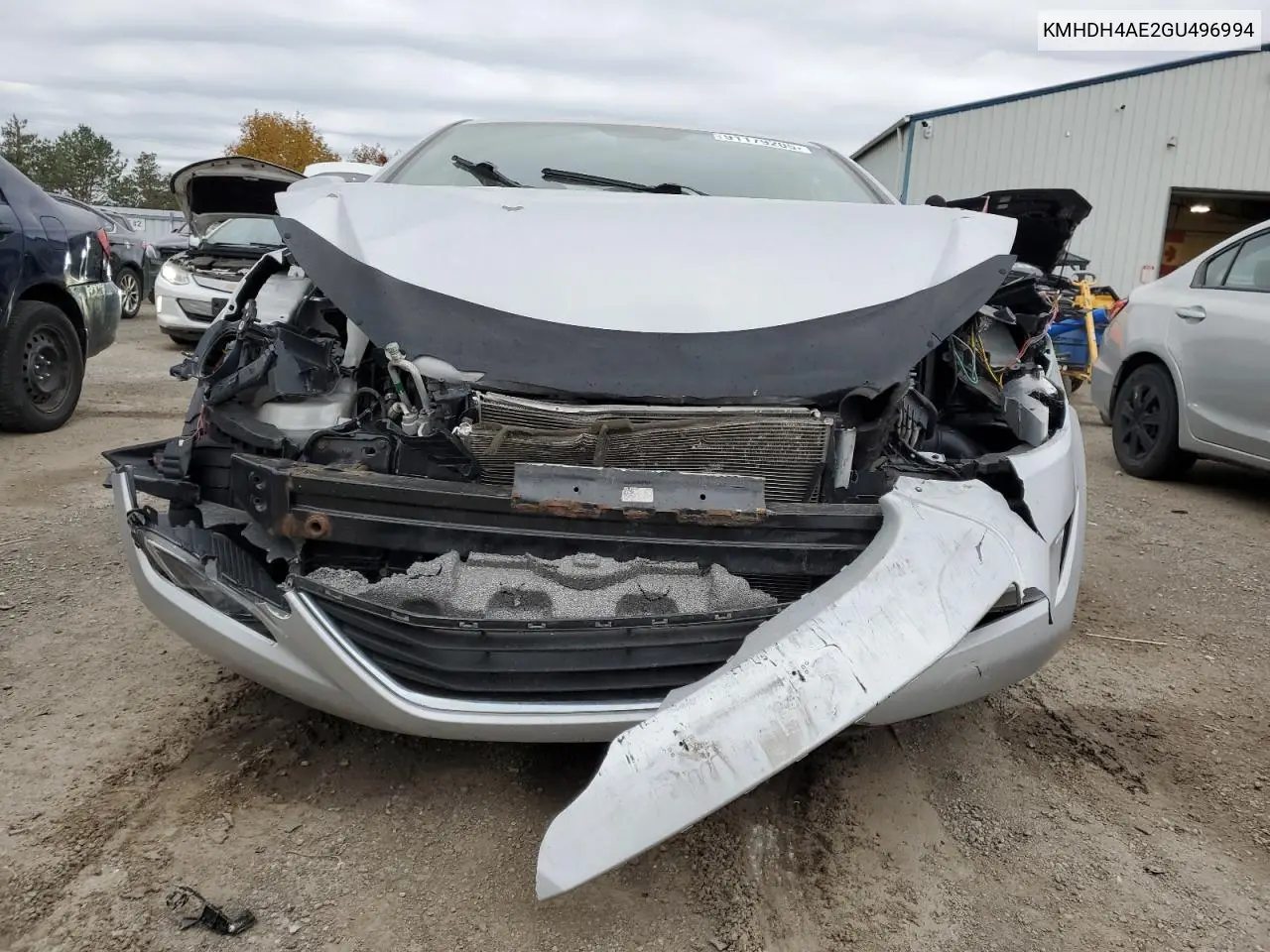 KMHDH4AE2GU496994 2016 Hyundai Elantra Se