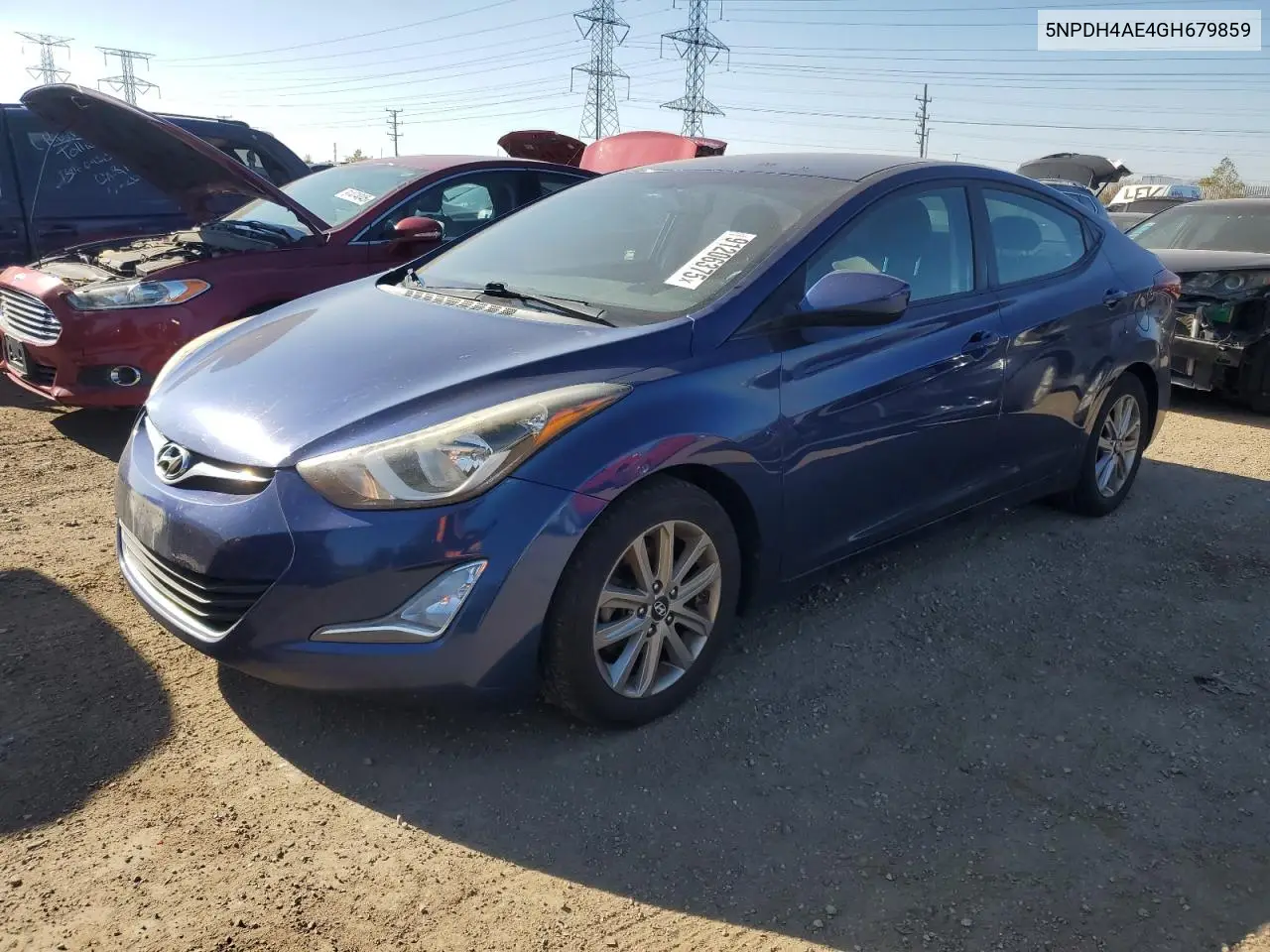 5NPDH4AE4GH679859 2016 Hyundai Elantra Se