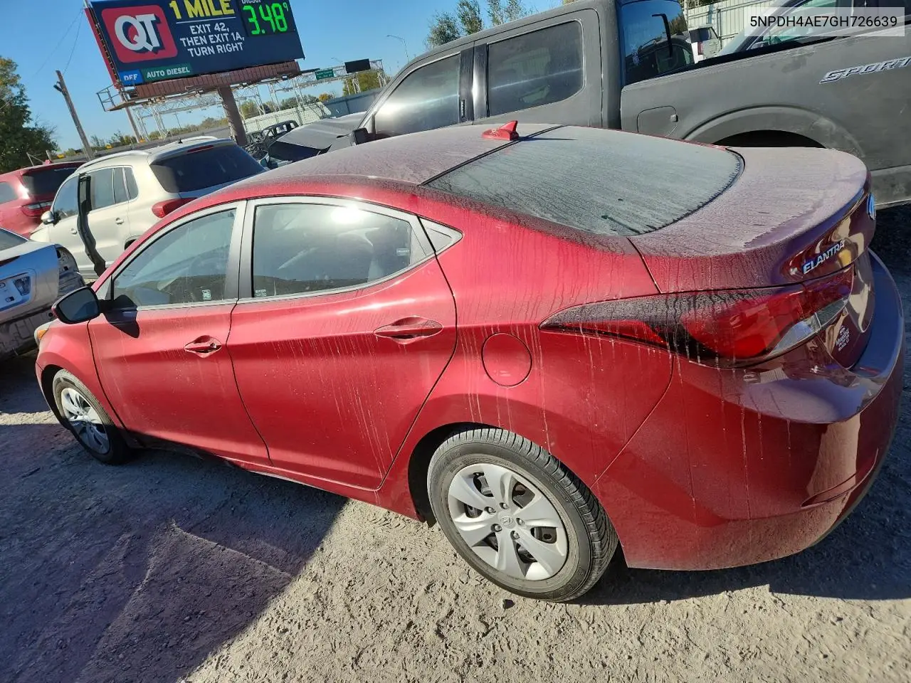 5NPDH4AE7GH726639 2016 Hyundai Elantra Se