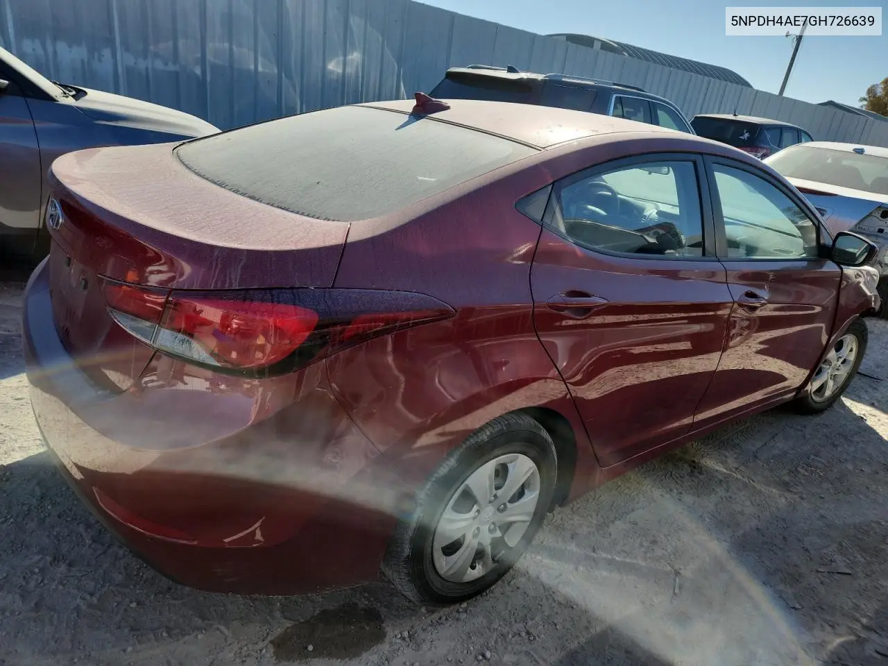 5NPDH4AE7GH726639 2016 Hyundai Elantra Se