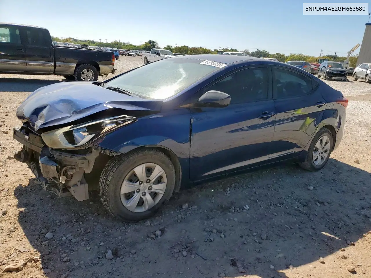5NPDH4AE2GH663580 2016 Hyundai Elantra Se