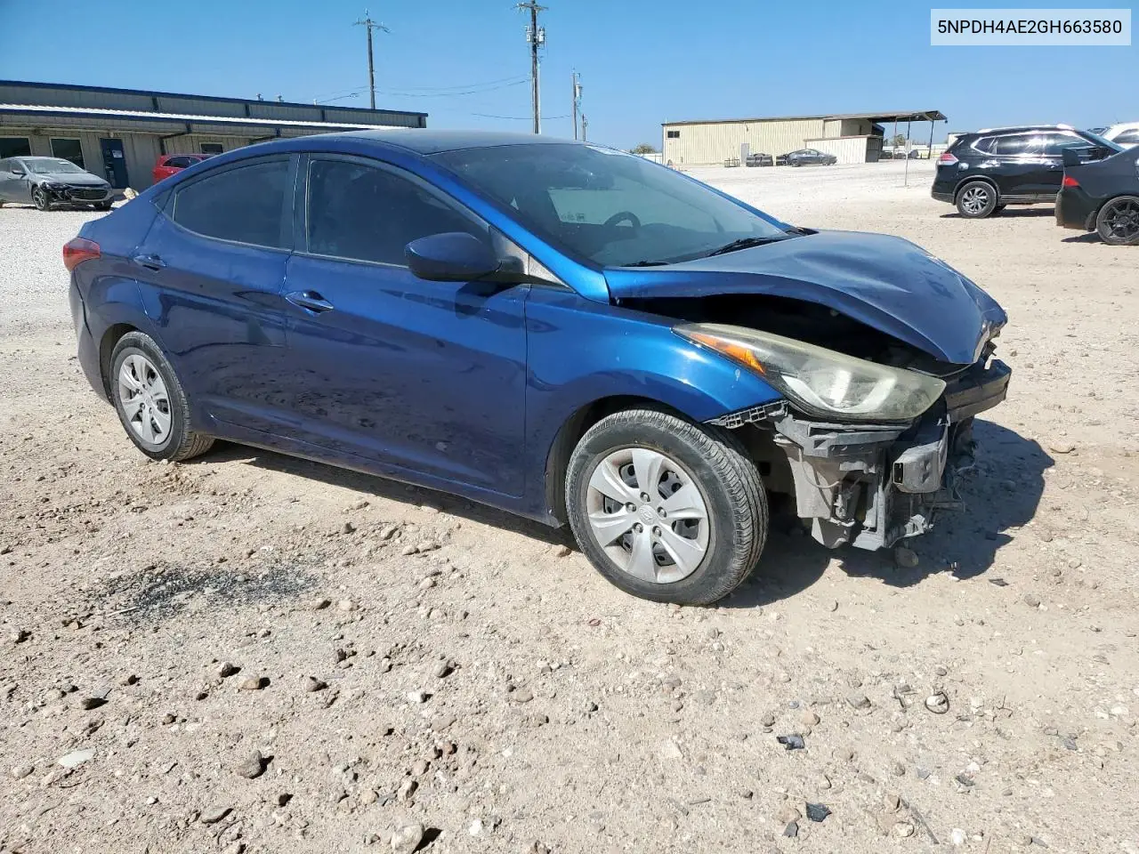 5NPDH4AE2GH663580 2016 Hyundai Elantra Se