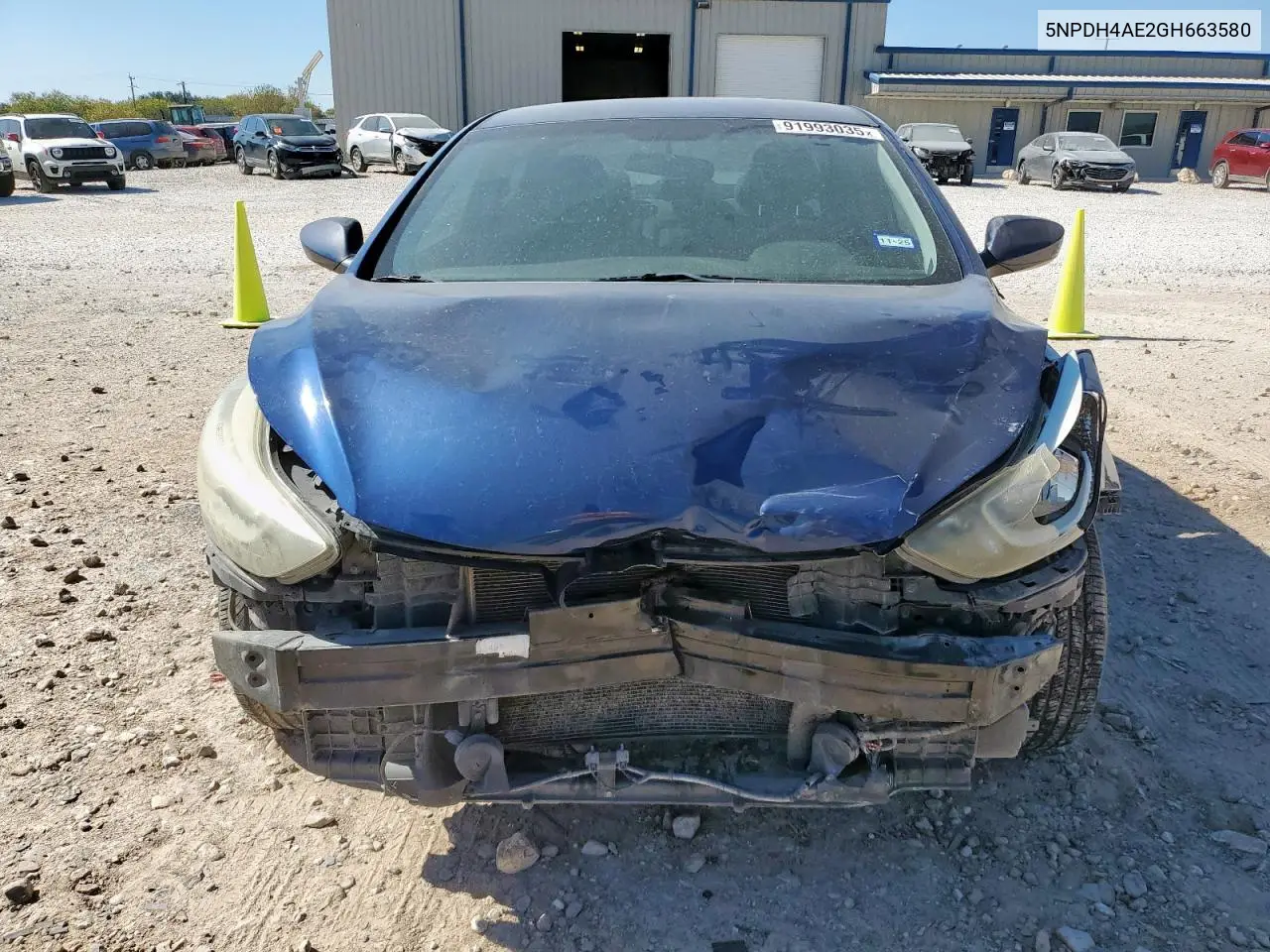 5NPDH4AE2GH663580 2016 Hyundai Elantra Se