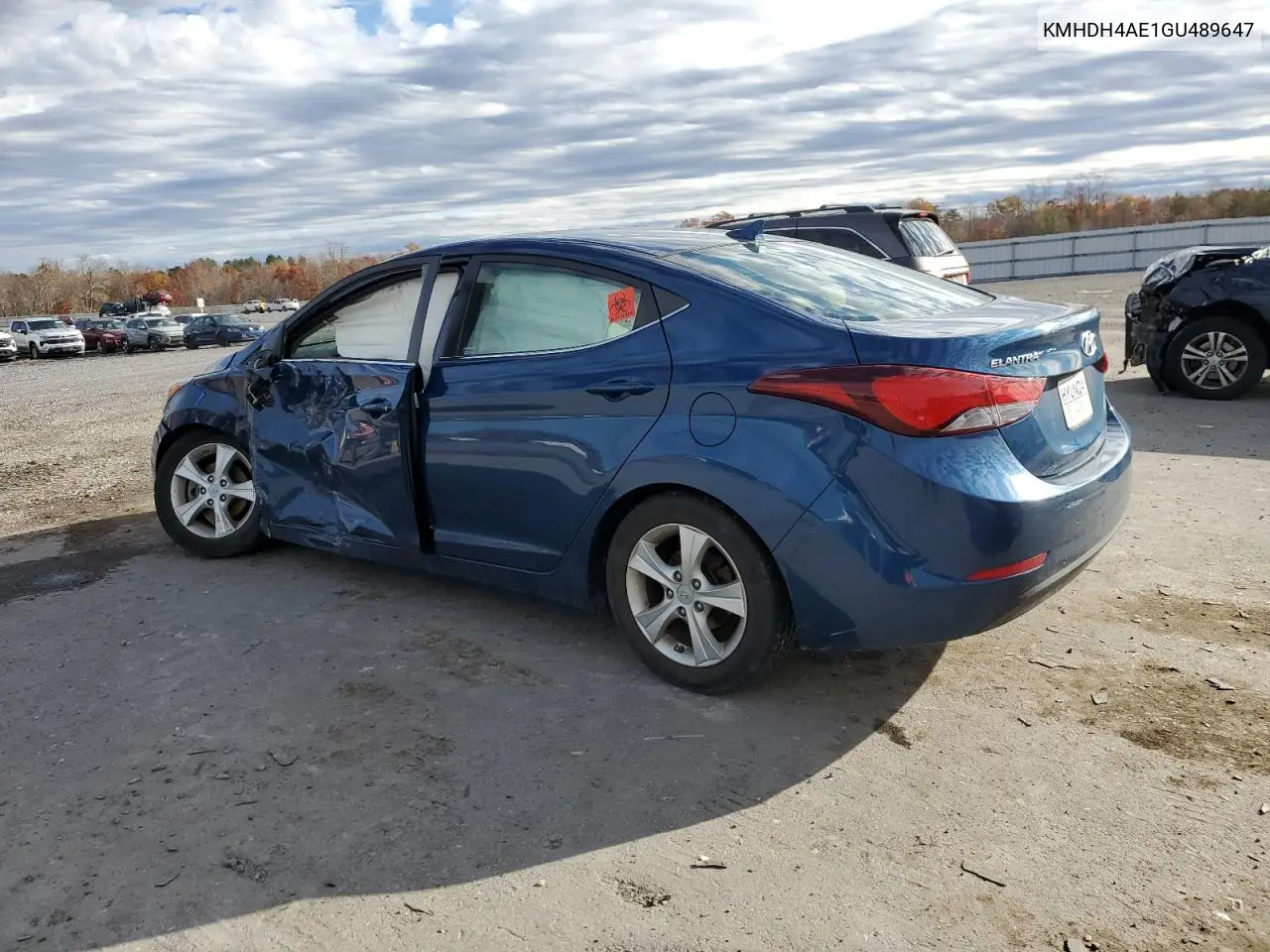 KMHDH4AE1GU489647 2016 Hyundai Elantra Se