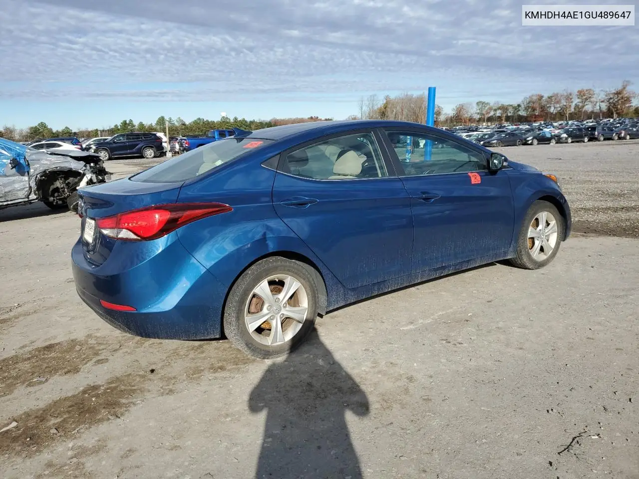KMHDH4AE1GU489647 2016 Hyundai Elantra Se