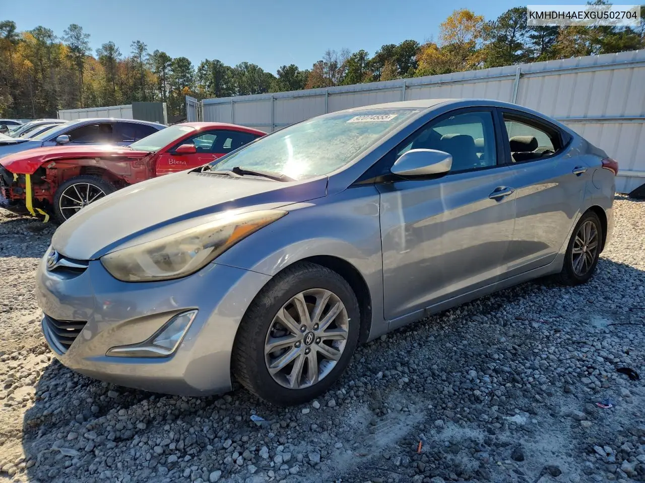 KMHDH4AEXGU502704 2016 Hyundai Elantra Se
