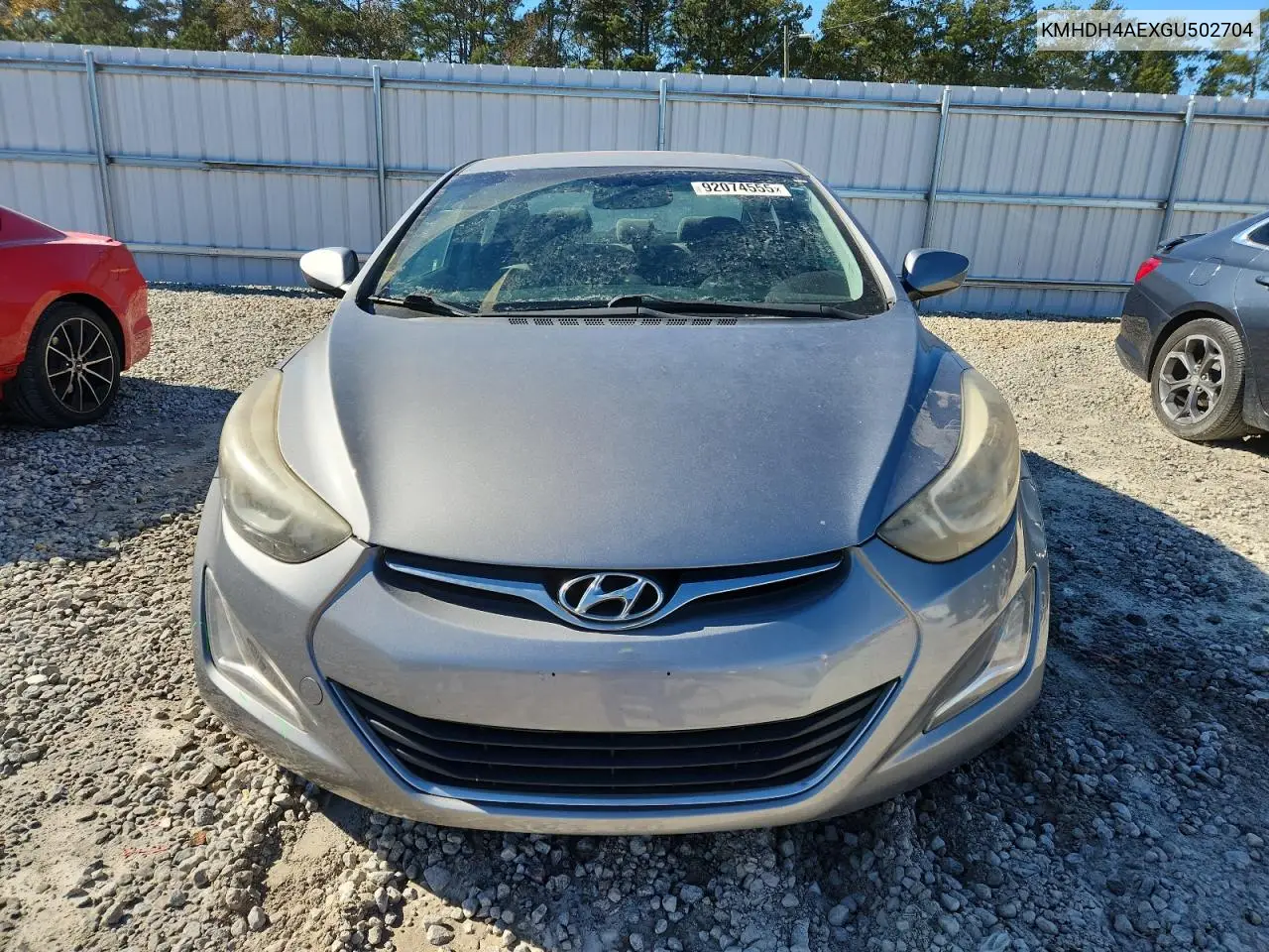 KMHDH4AEXGU502704 2016 Hyundai Elantra Se