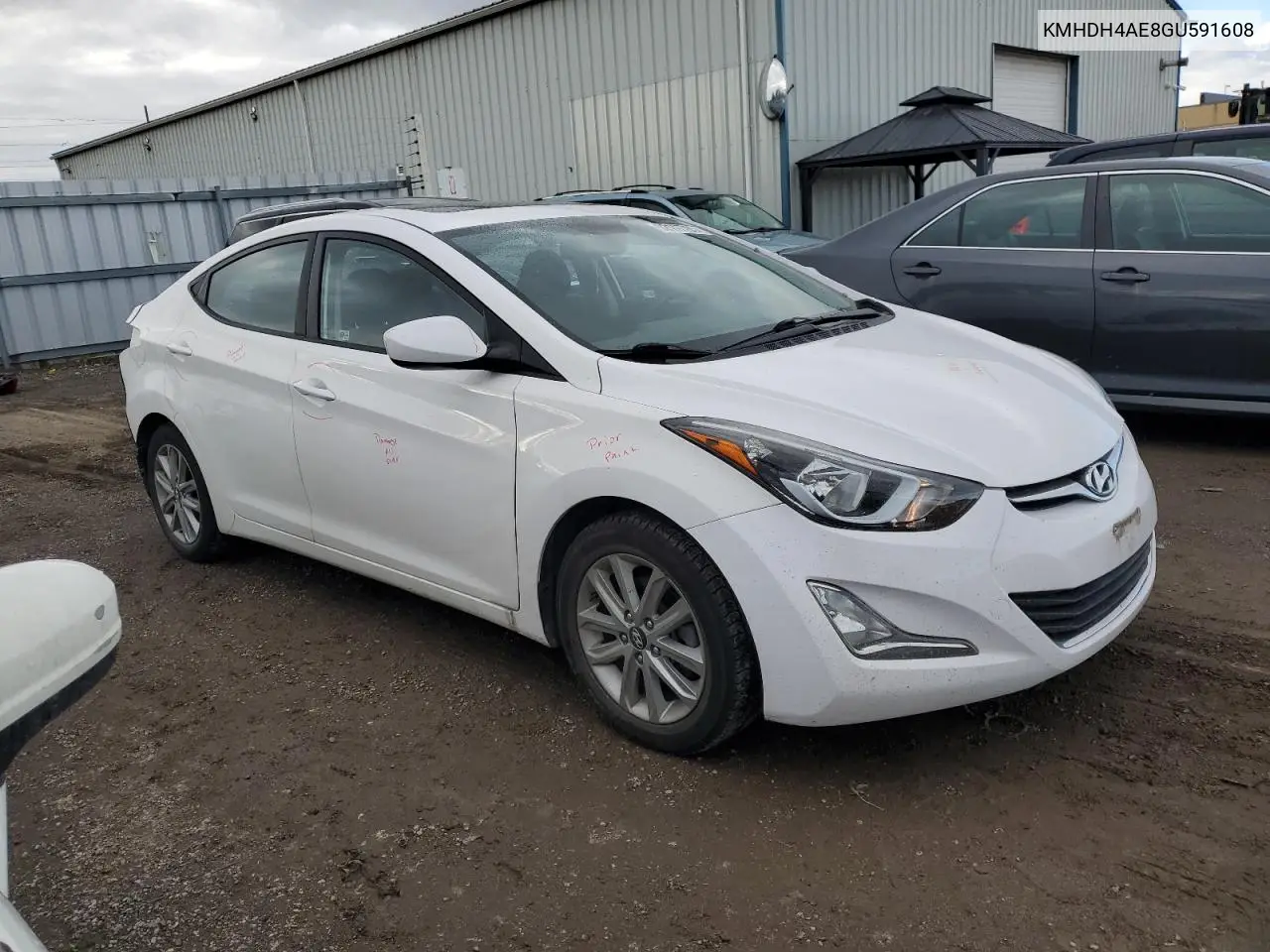KMHDH4AE8GU591608 2016 Hyundai Elantra Se