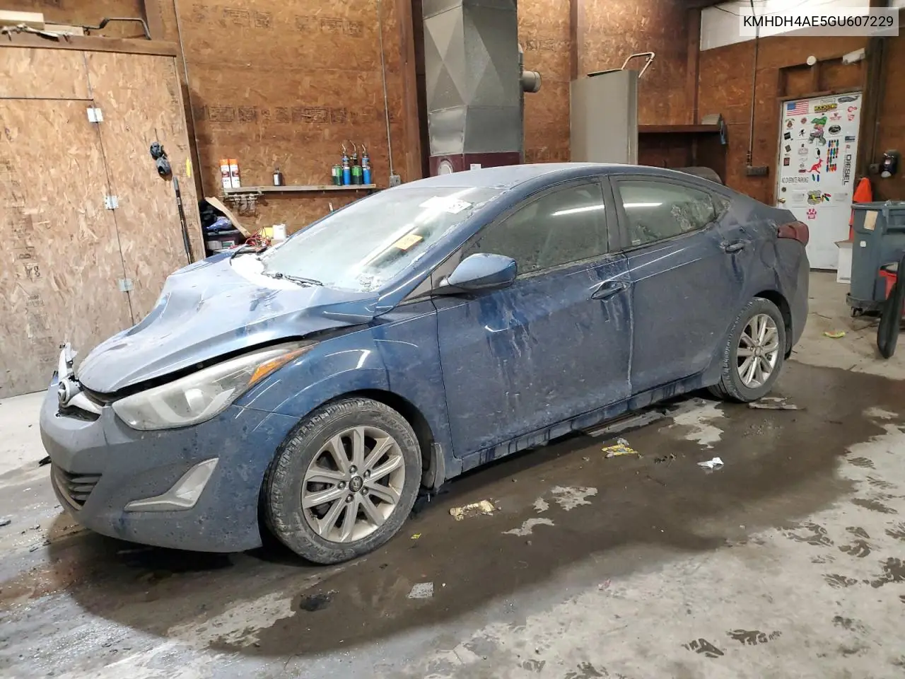 KMHDH4AE5GU607229 2016 Hyundai Elantra Se