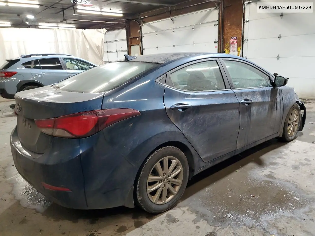KMHDH4AE5GU607229 2016 Hyundai Elantra Se