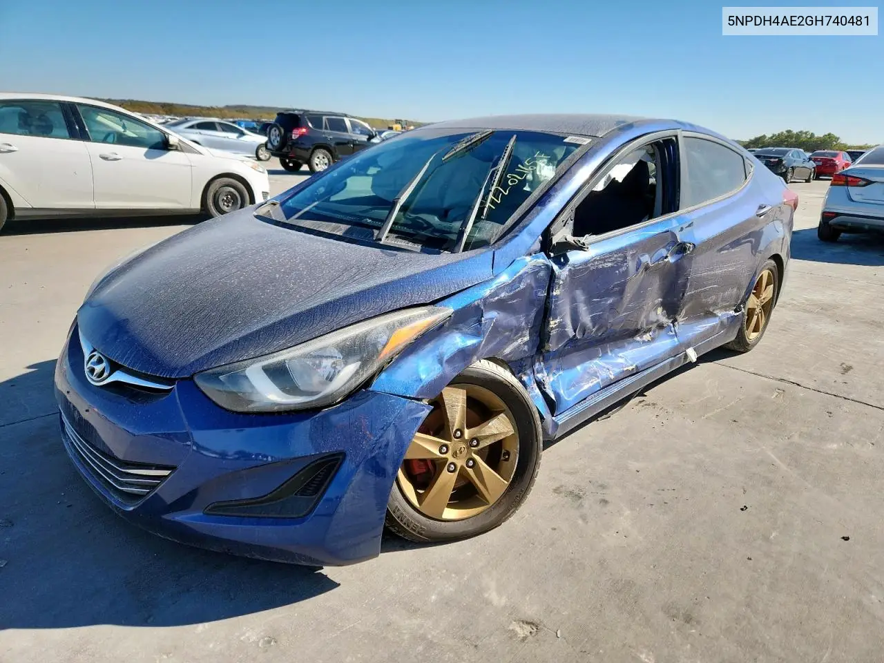 5NPDH4AE2GH740481 2016 Hyundai Elantra Se