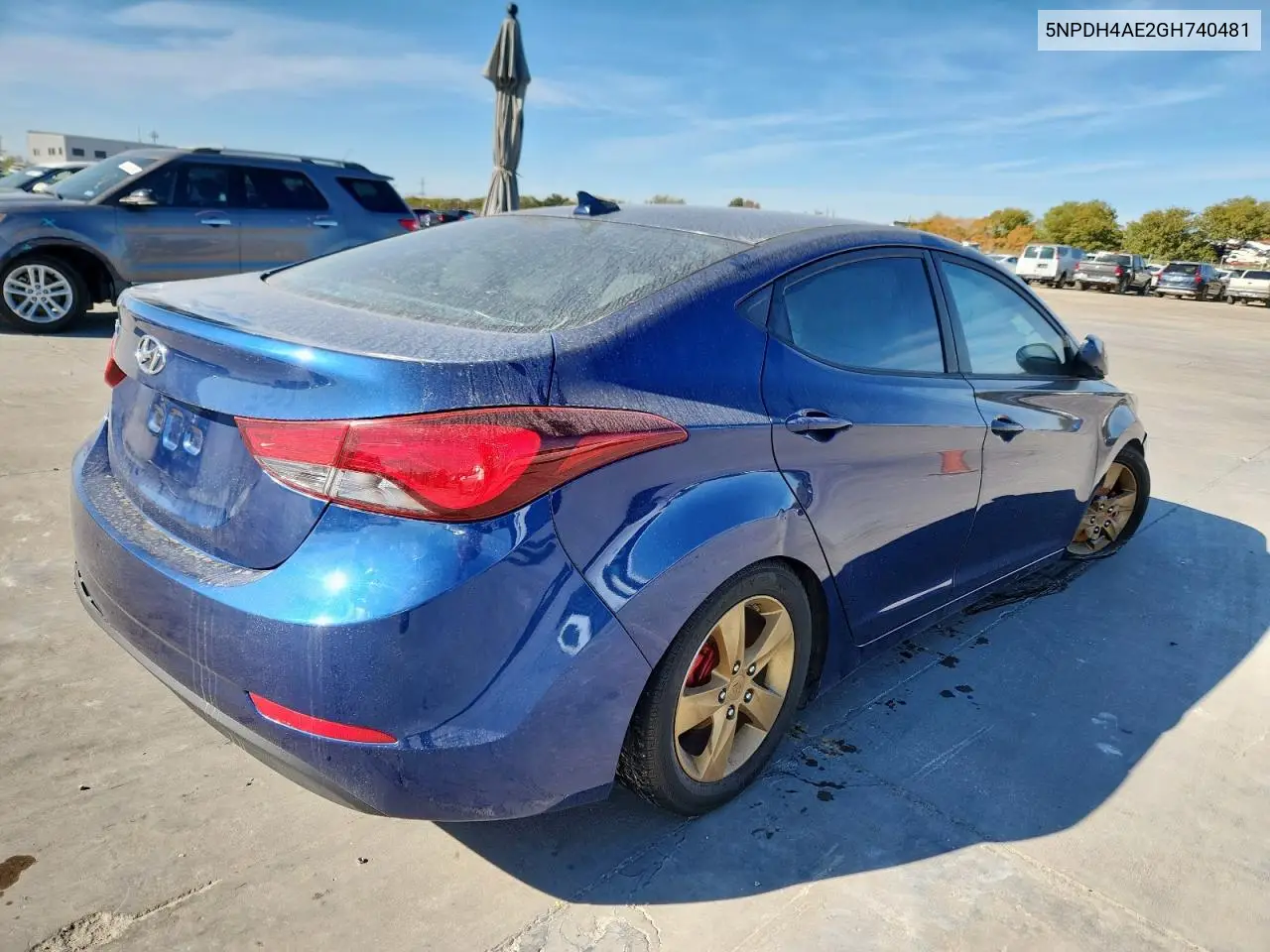 5NPDH4AE2GH740481 2016 Hyundai Elantra Se