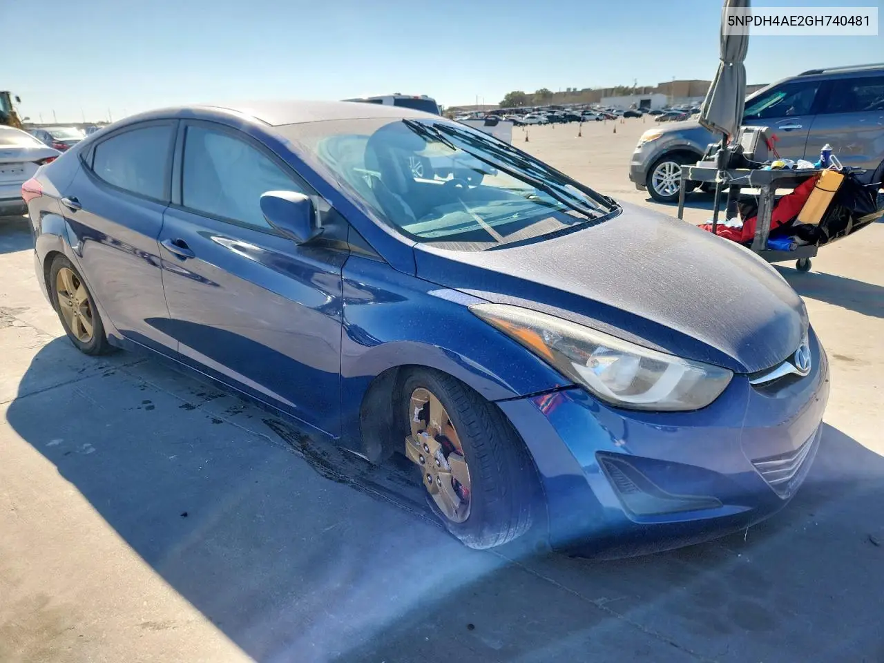 5NPDH4AE2GH740481 2016 Hyundai Elantra Se