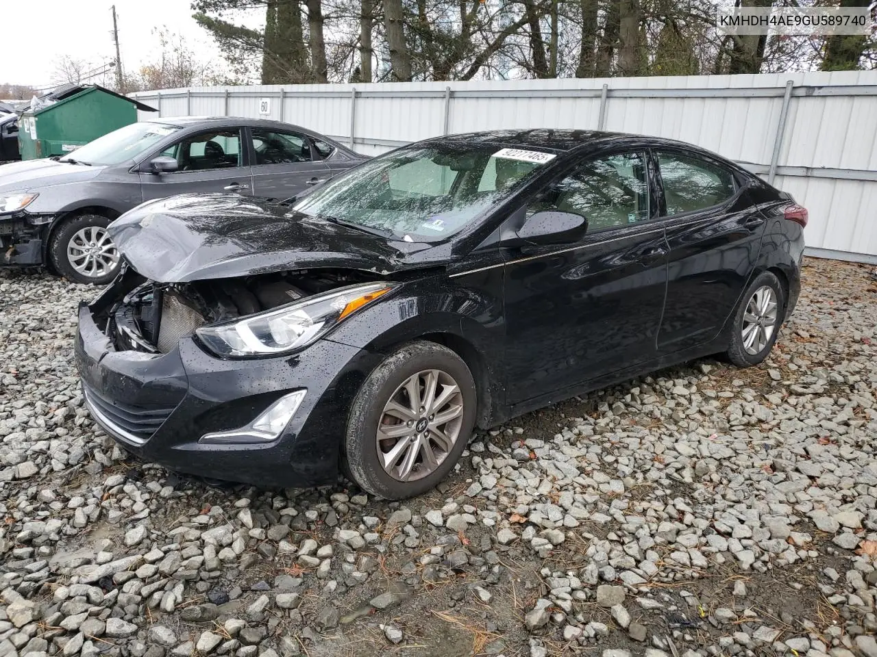 KMHDH4AE9GU589740 2016 Hyundai Elantra Se