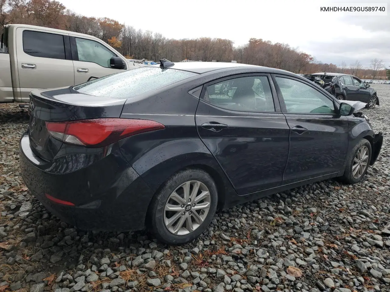 KMHDH4AE9GU589740 2016 Hyundai Elantra Se