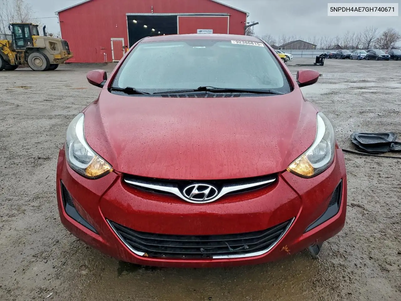 5NPDH4AE7GH740671 2016 Hyundai Elantra Se