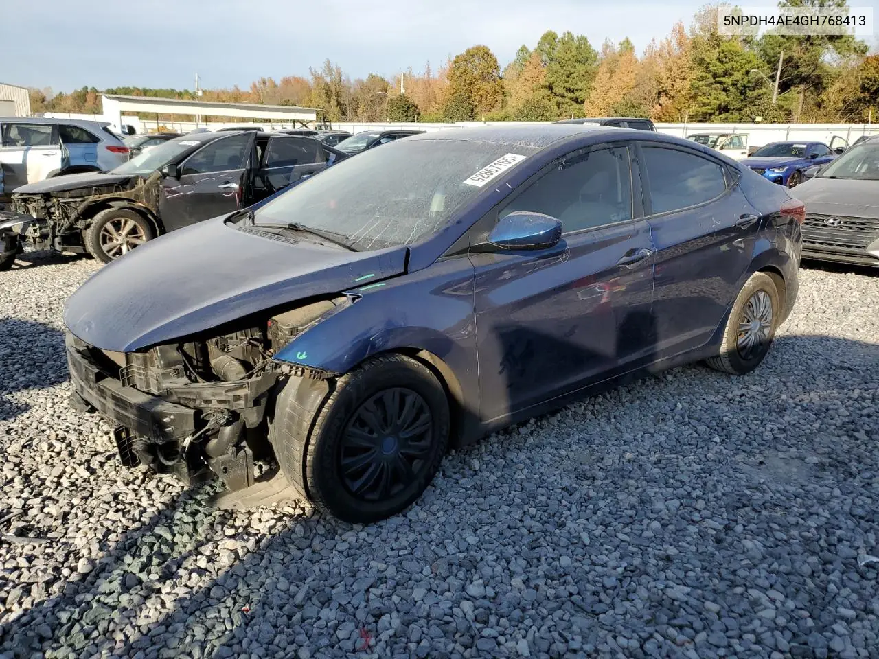 5NPDH4AE4GH768413 2016 Hyundai Elantra Se