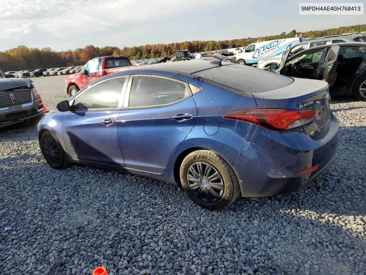 5NPDH4AE4GH768413 2016 Hyundai Elantra Se