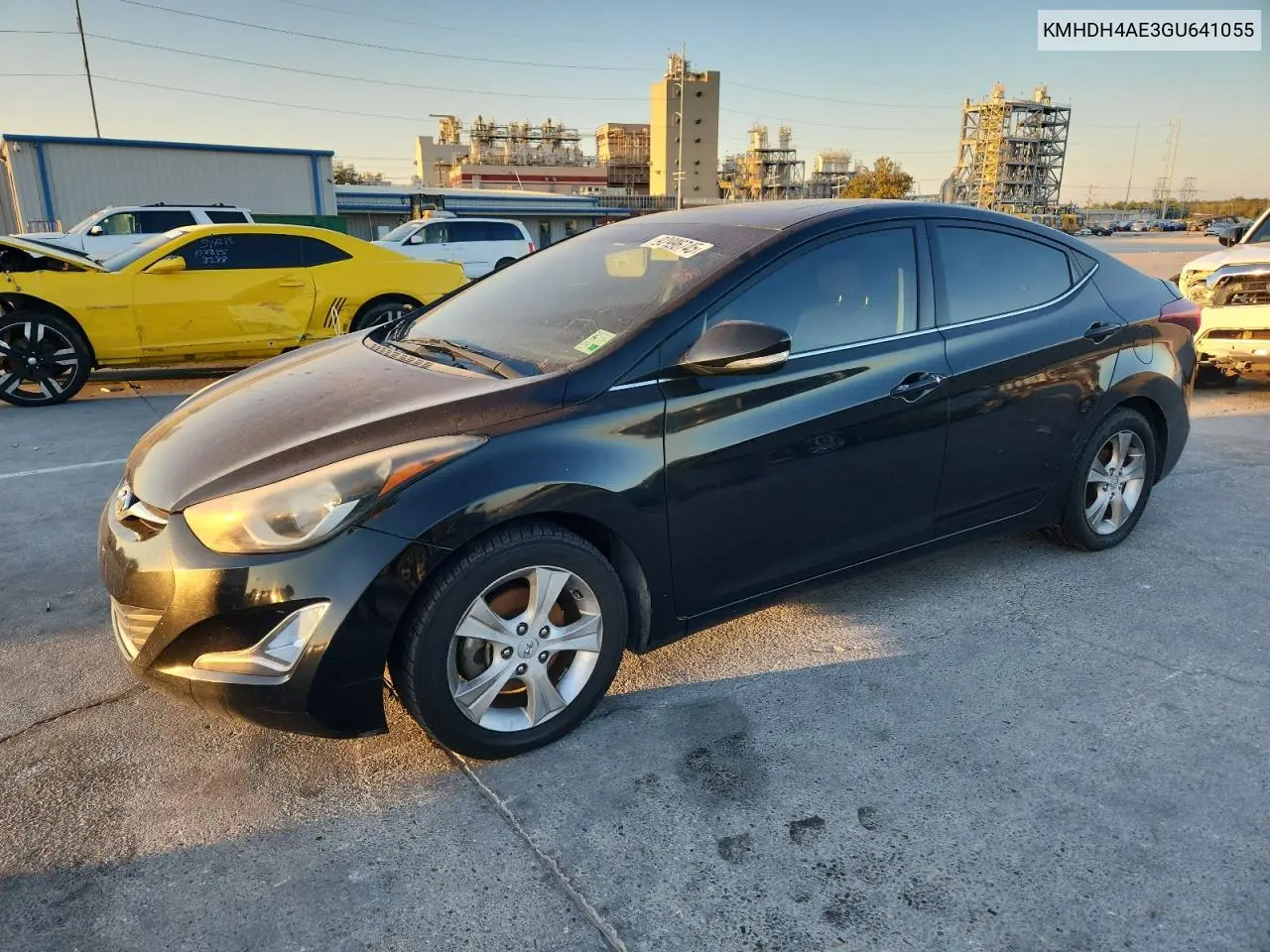 KMHDH4AE3GU641055 2016 Hyundai Elantra Se