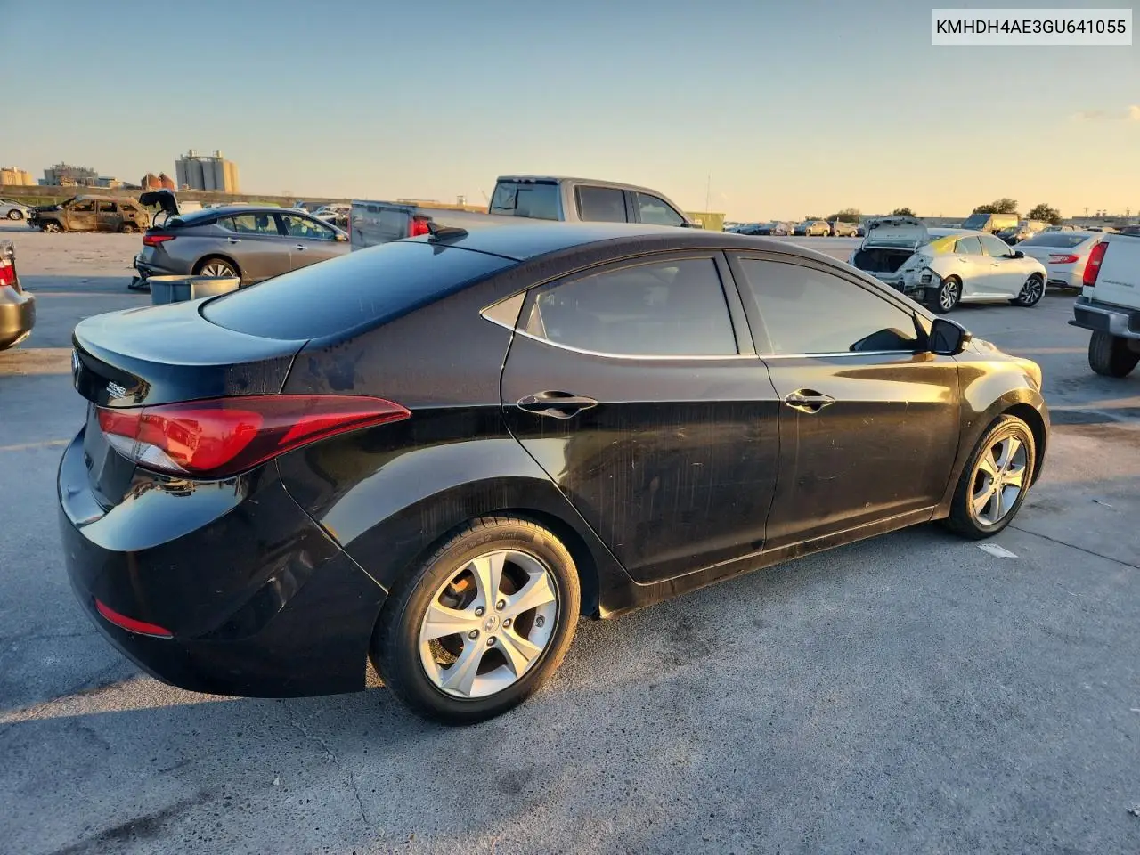 KMHDH4AE3GU641055 2016 Hyundai Elantra Se