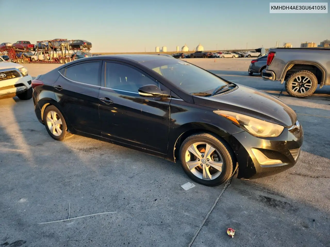 KMHDH4AE3GU641055 2016 Hyundai Elantra Se