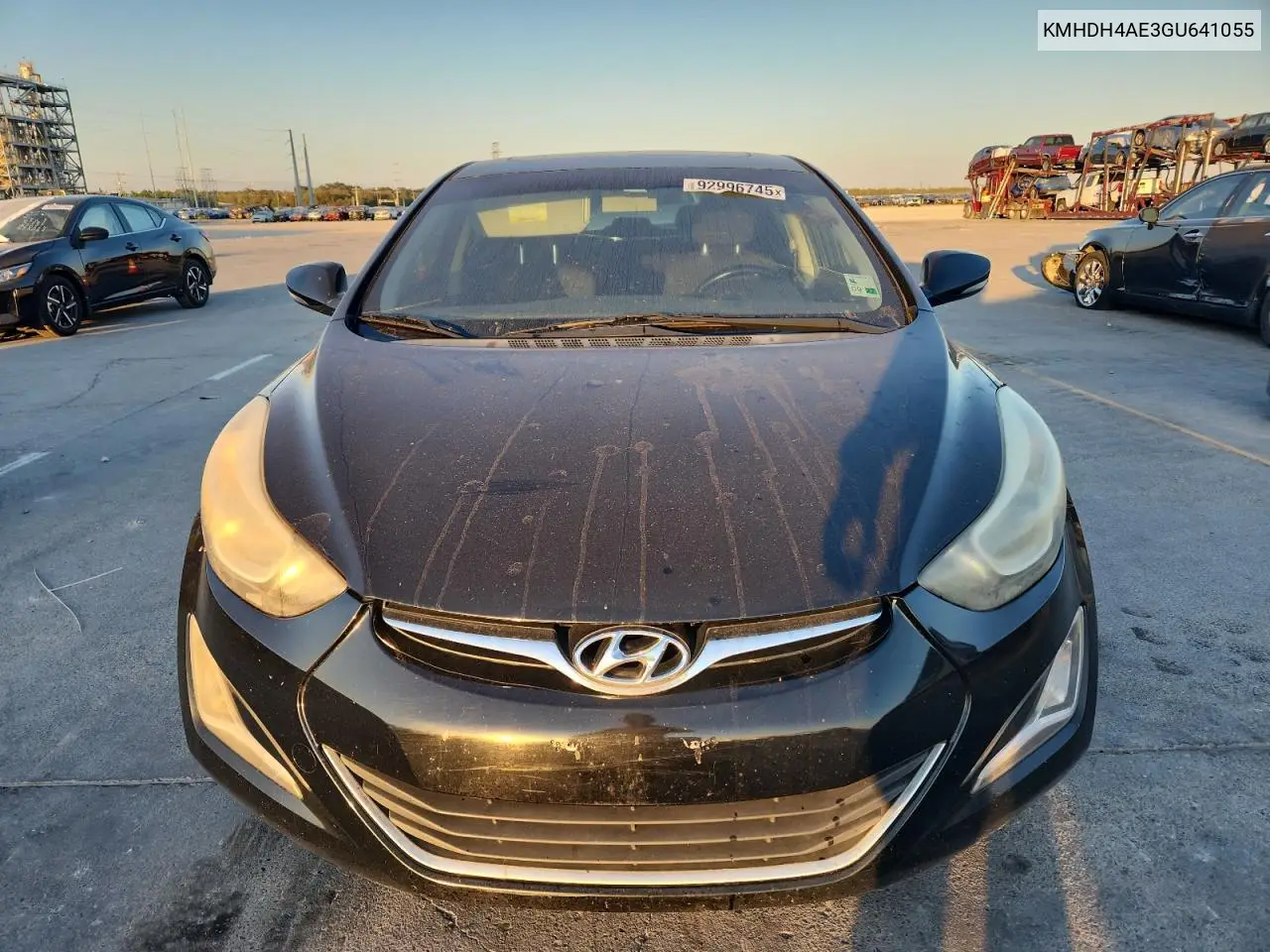 KMHDH4AE3GU641055 2016 Hyundai Elantra Se