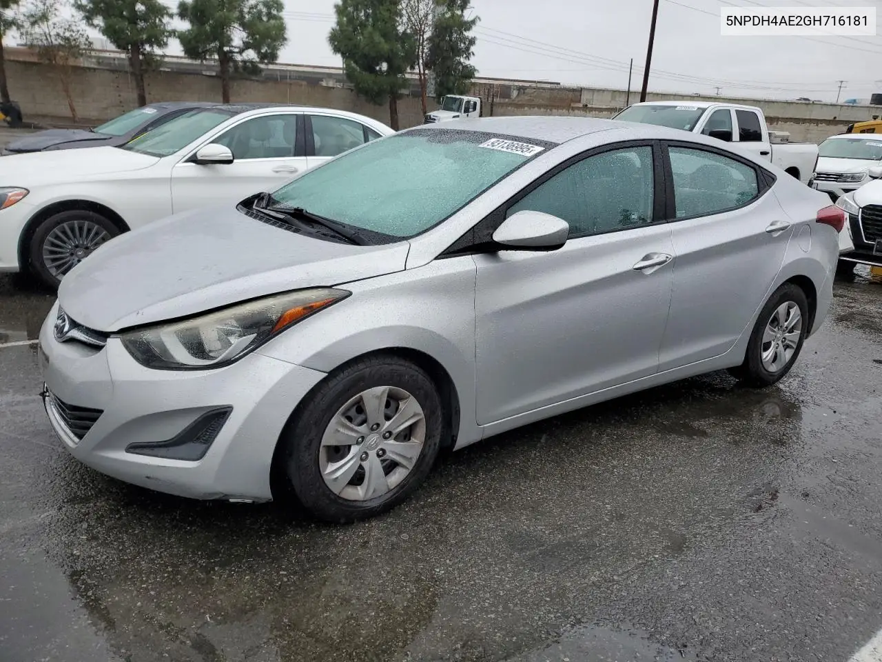 5NPDH4AE2GH716181 2016 Hyundai Elantra Se