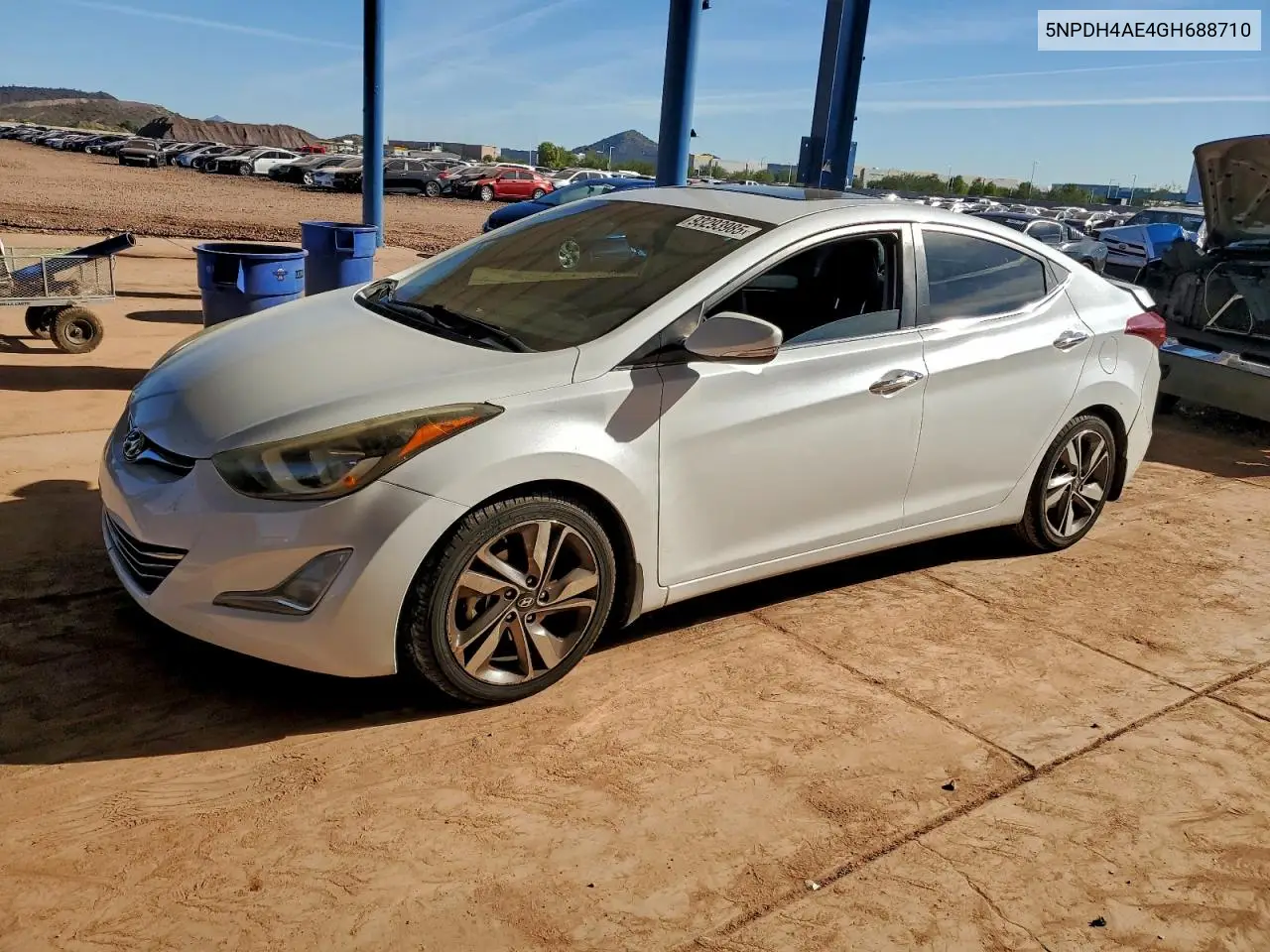 5NPDH4AE4GH688710 2016 Hyundai Elantra Se