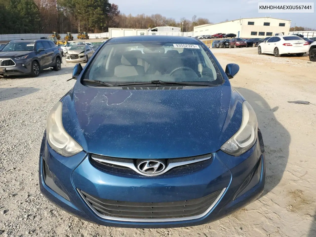 KMHDH4AEXGU567441 2016 Hyundai Elantra Se