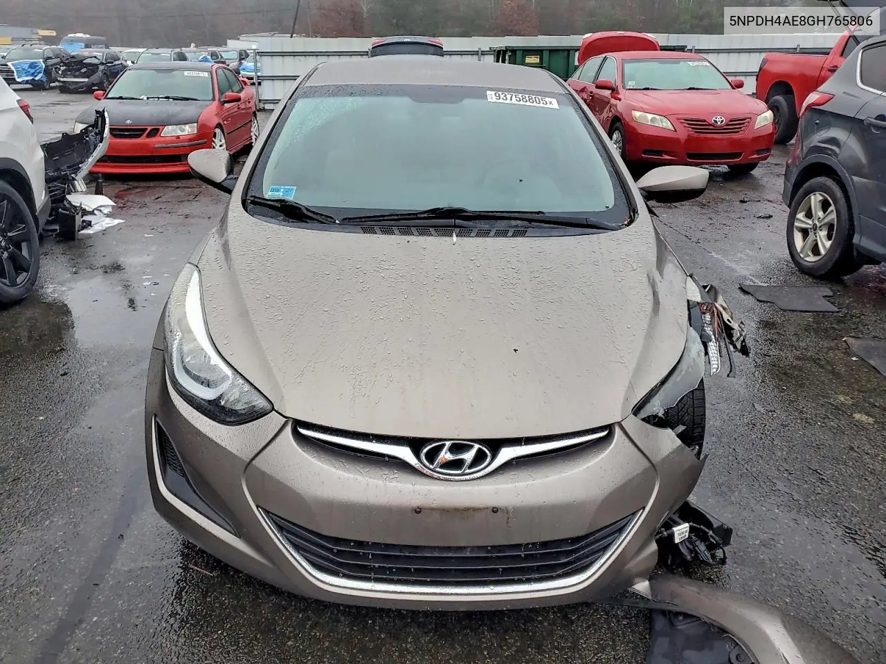 5NPDH4AE8GH765806 2016 Hyundai Elantra Se