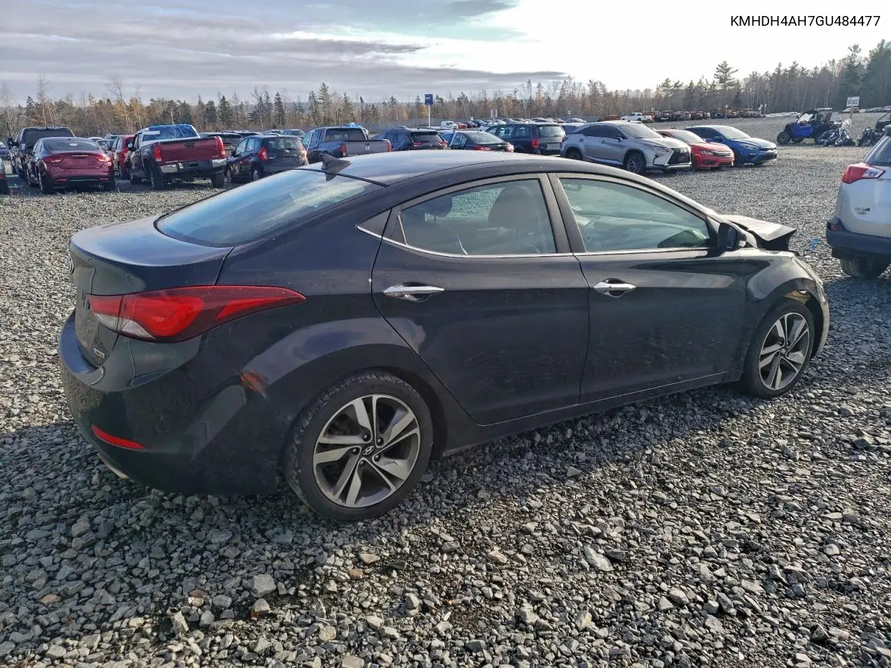 KMHDH4AH7GU484477 2016 Hyundai Elantra Se
