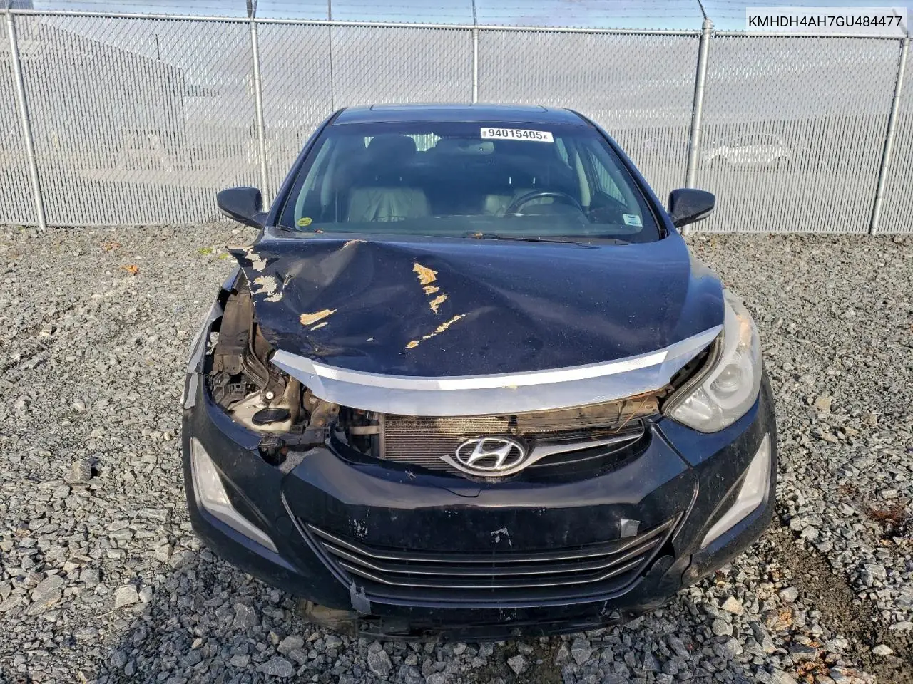 KMHDH4AH7GU484477 2016 Hyundai Elantra Se