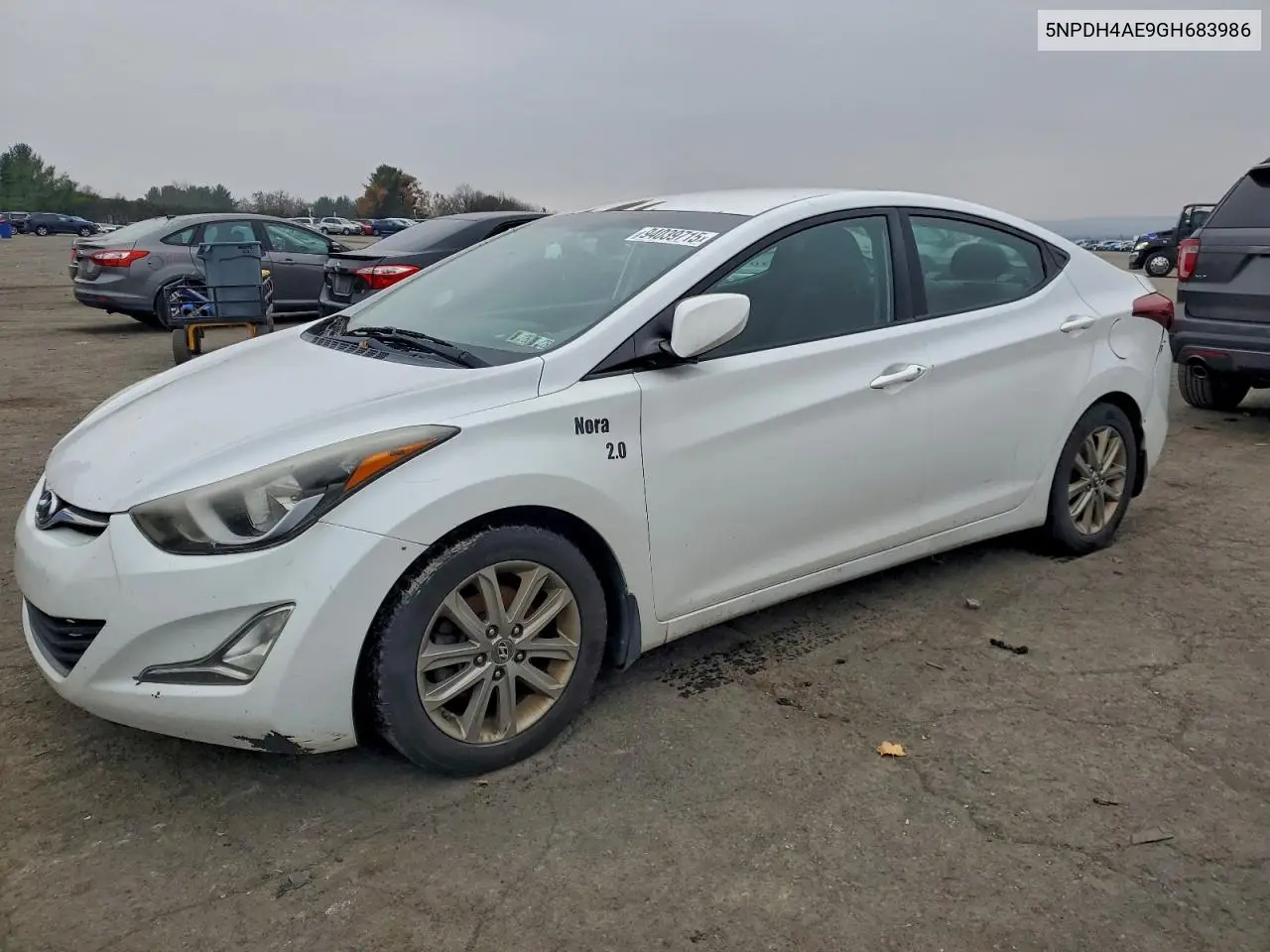 5NPDH4AE9GH683986 2016 Hyundai Elantra Se