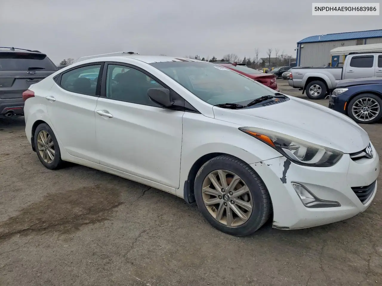 5NPDH4AE9GH683986 2016 Hyundai Elantra Se