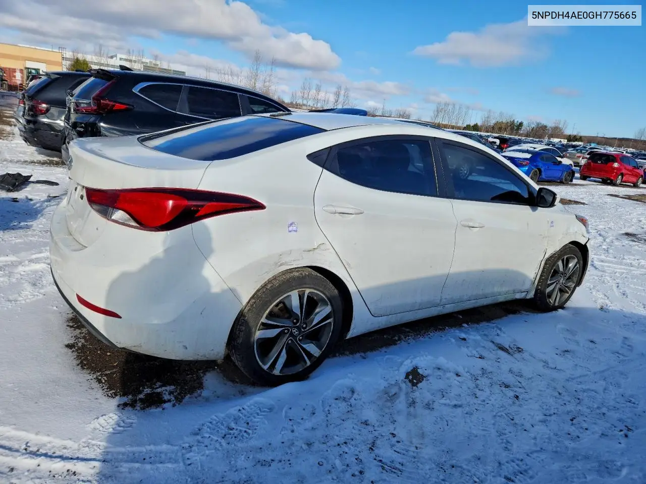 5NPDH4AE0GH775665 2016 Hyundai Elantra Se