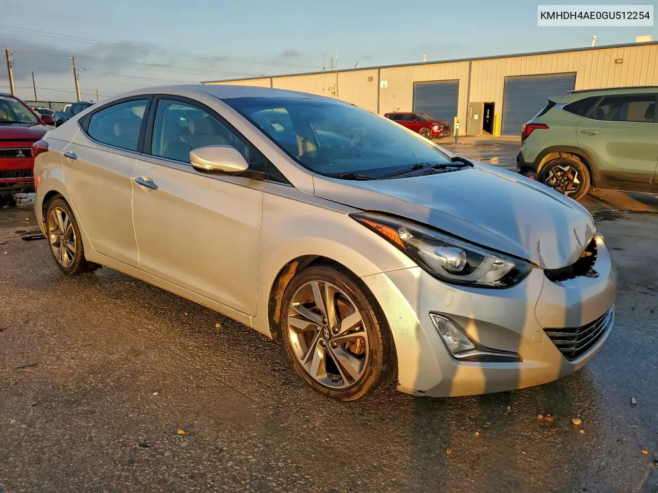 KMHDH4AE0GU512254 2016 Hyundai Elantra Se
