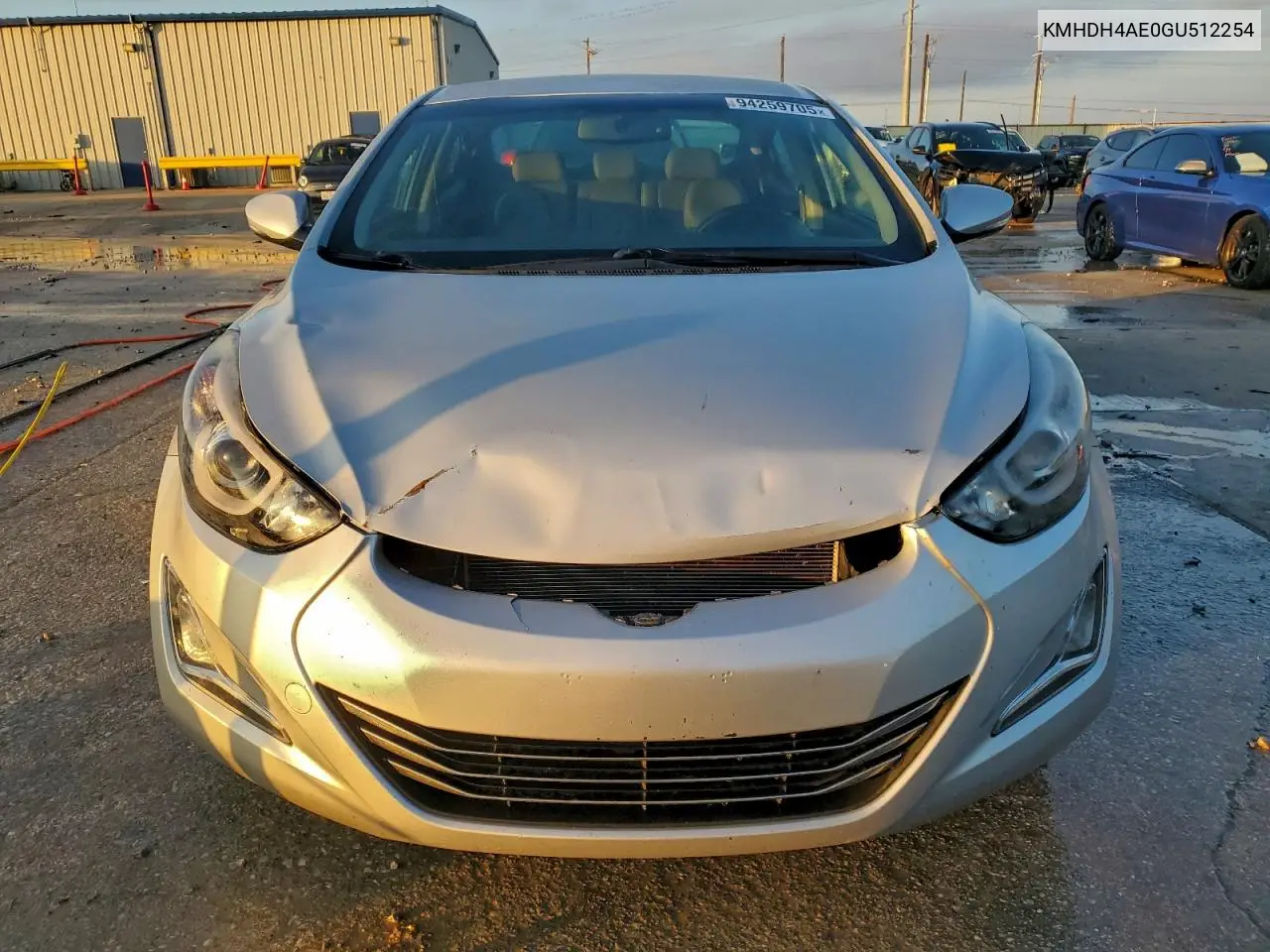 KMHDH4AE0GU512254 2016 Hyundai Elantra Se