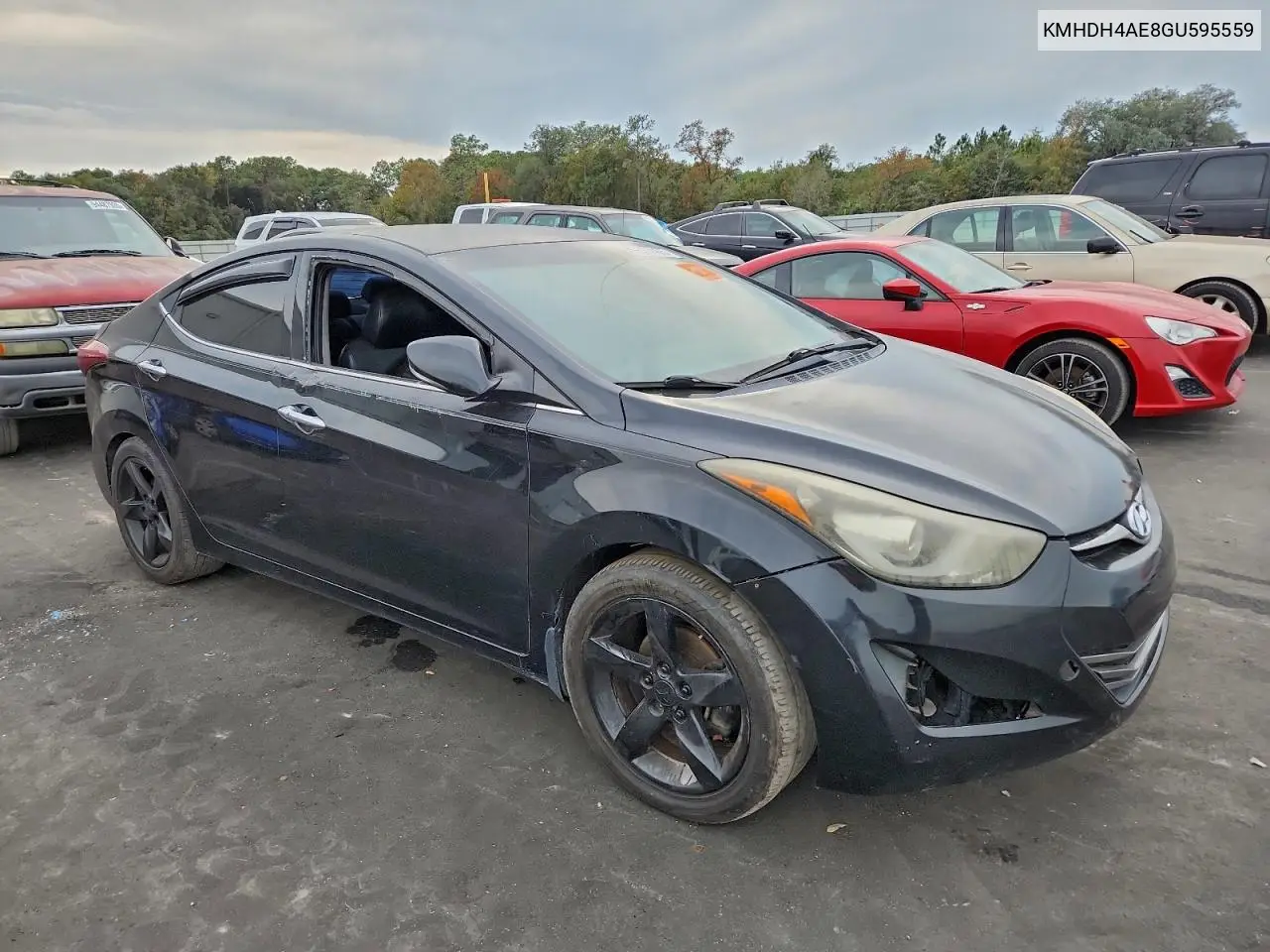 KMHDH4AE8GU595559 2016 Hyundai Elantra Se
