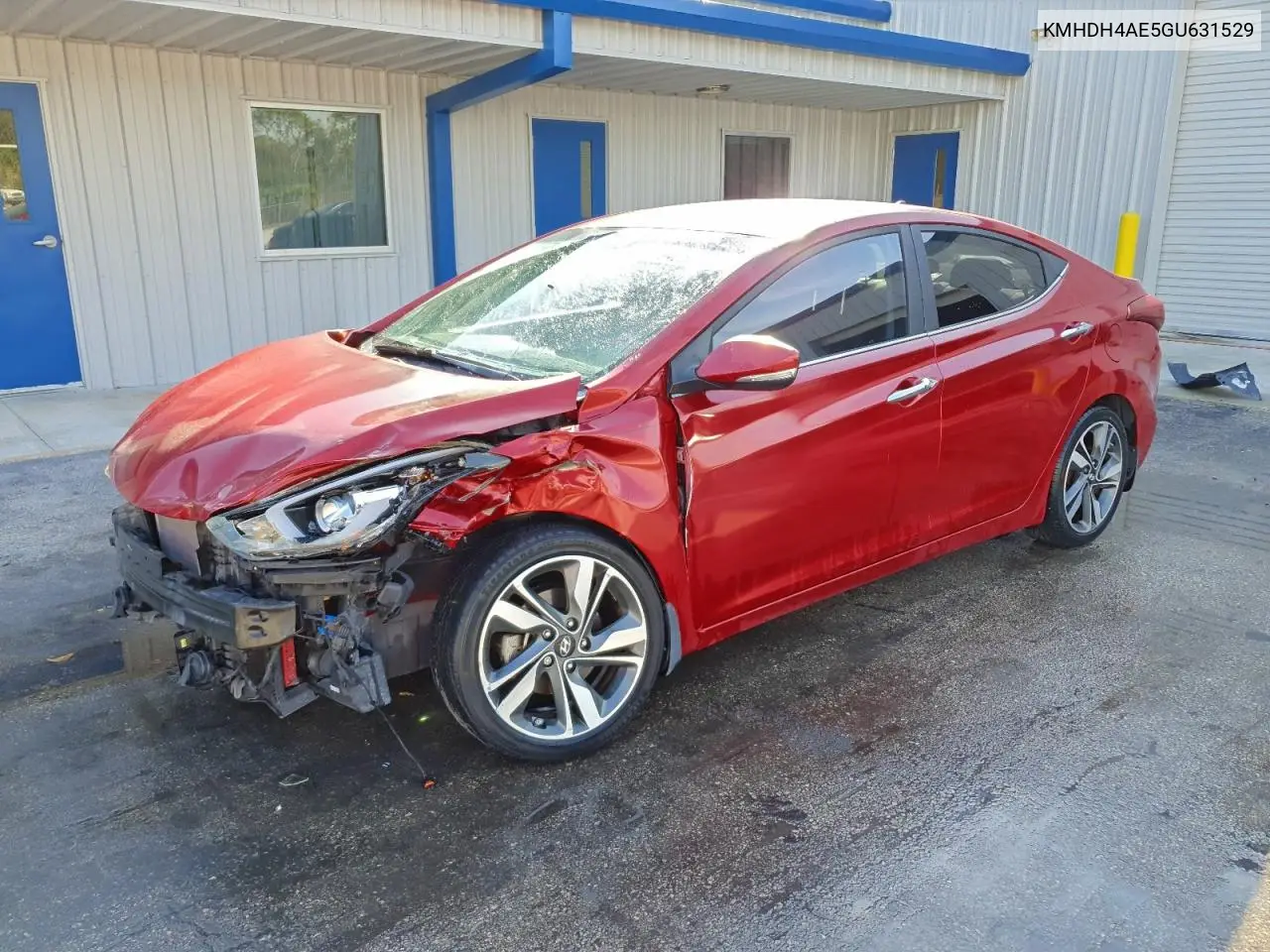 KMHDH4AE5GU631529 2016 Hyundai Elantra Se