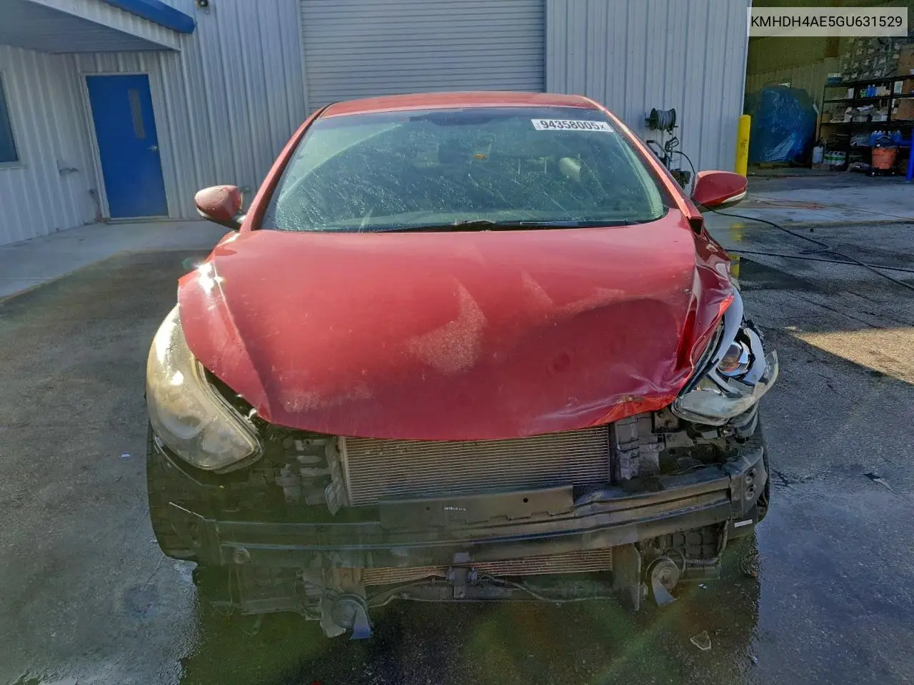 KMHDH4AE5GU631529 2016 Hyundai Elantra Se
